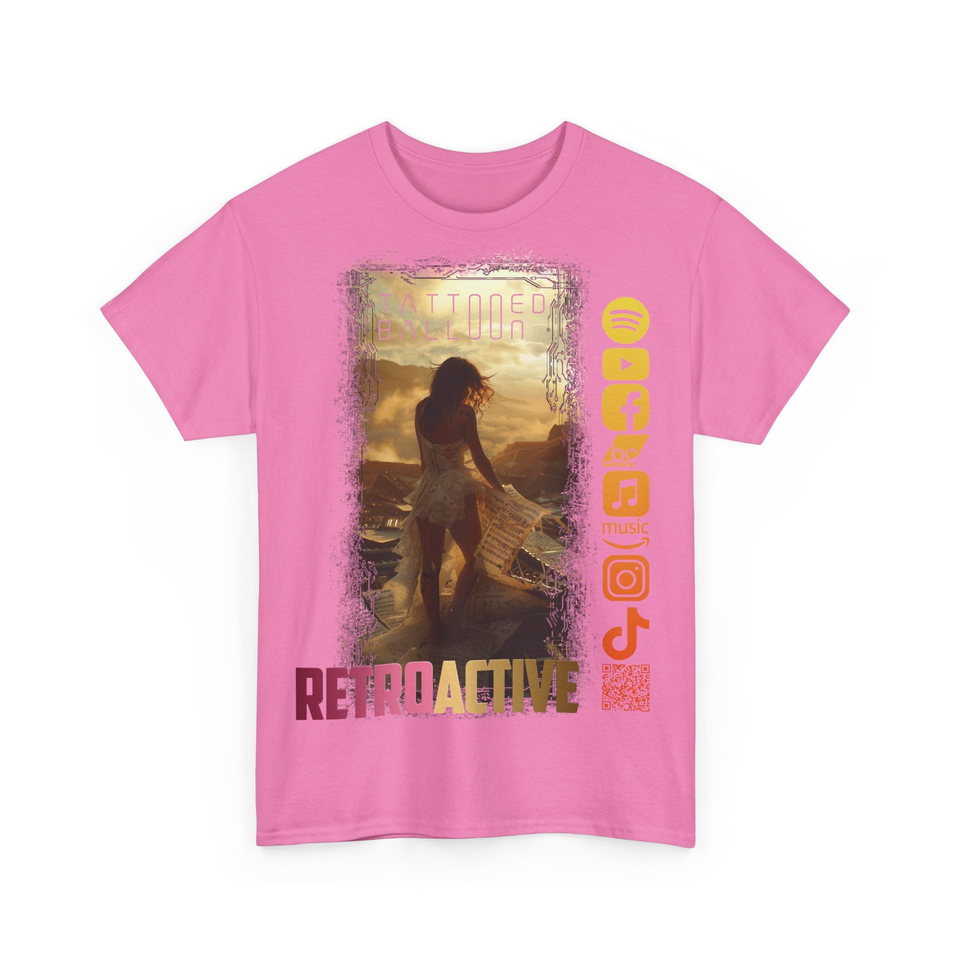 Retro-Active Tee by Tattooed Balloon, Festival Apparel