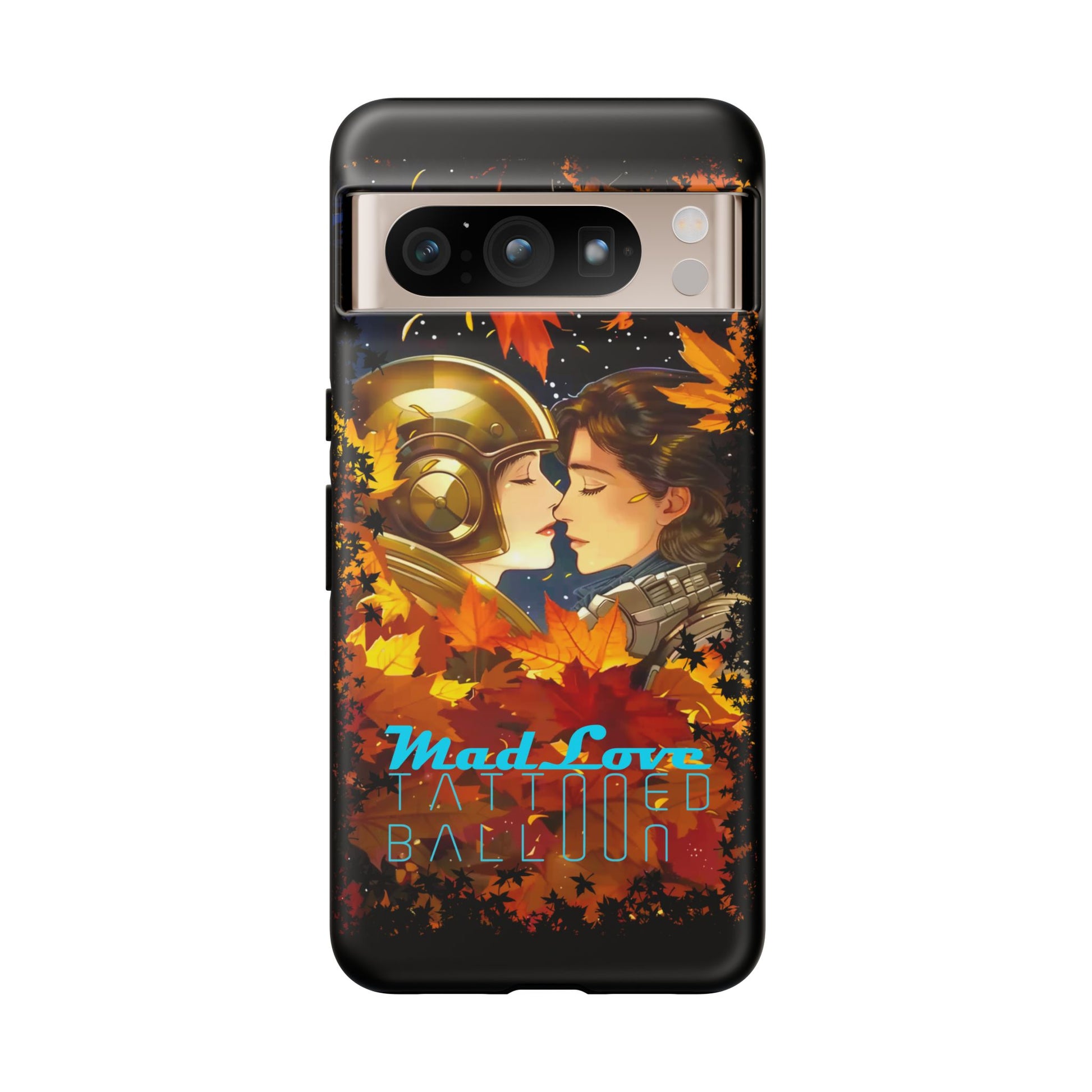 "Mad Love" Phone Case, Fall Themed Phone Accessory, Cute Couple Protector, Seasonal Tech Accessories, Gift for Him or Her