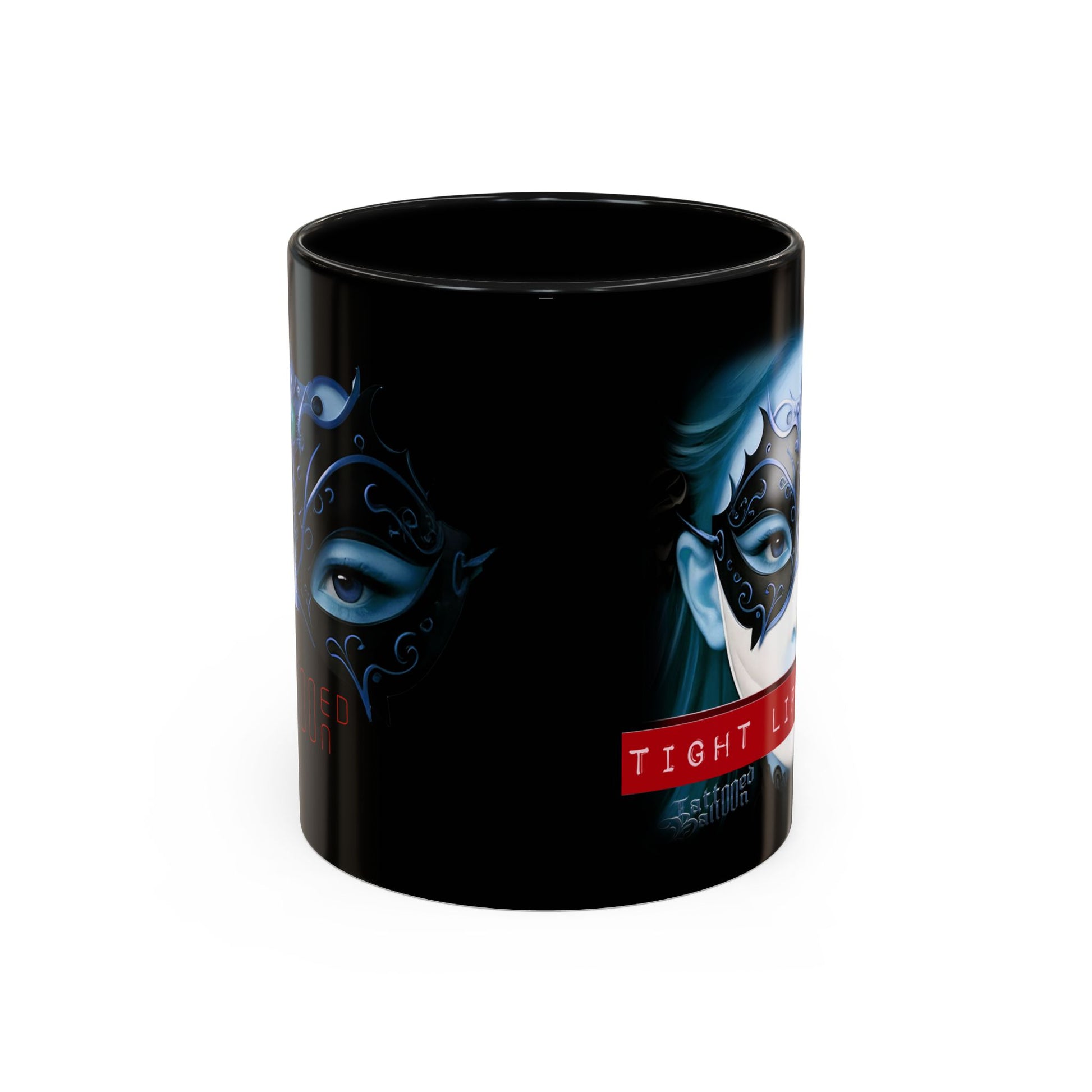 "Judith Darling" Mystical Masquerade Coffee Mug from Tattooed Balloon