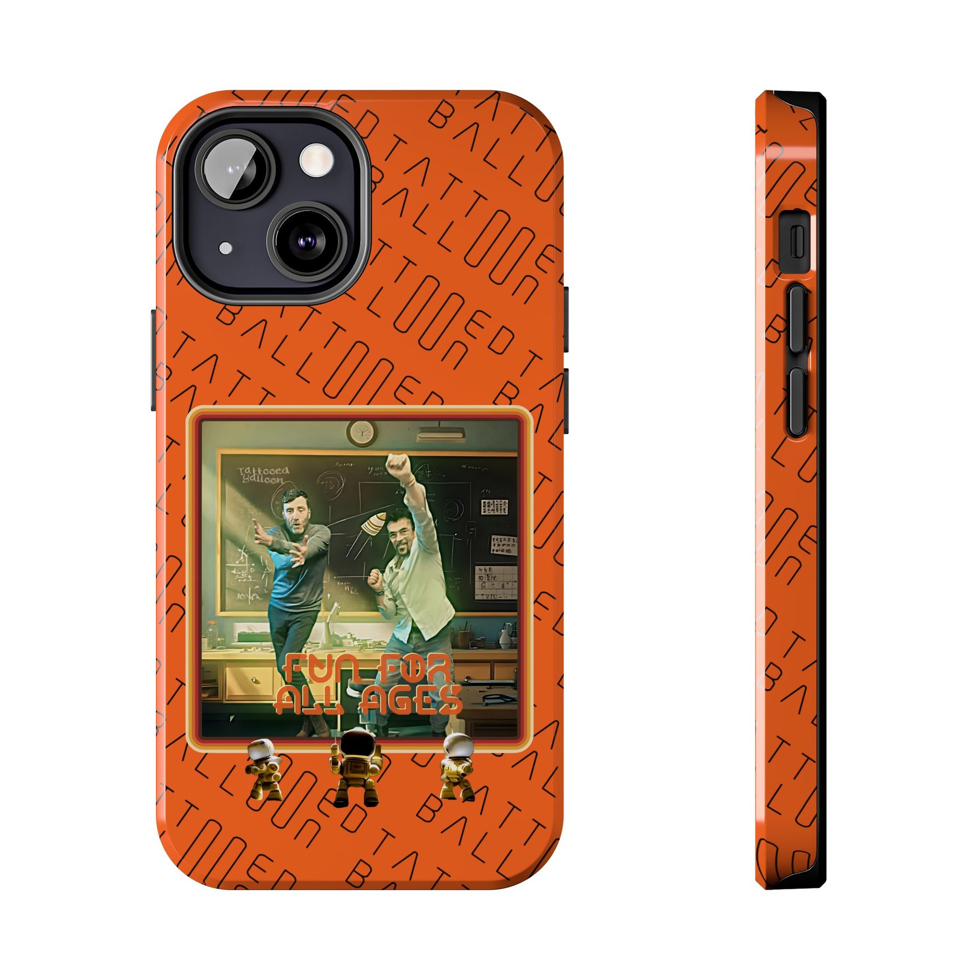 Hypersonic By Tattooed Balloon Now in the Palm of you hand!, Unique Phone Cover Orange