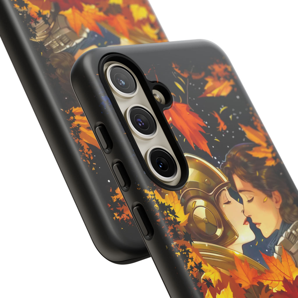 "Mad Love" Phone Case, Fall Themed Phone Accessory, Cute Couple Protector, Seasonal Tech Accessories, Gift for Him or Her