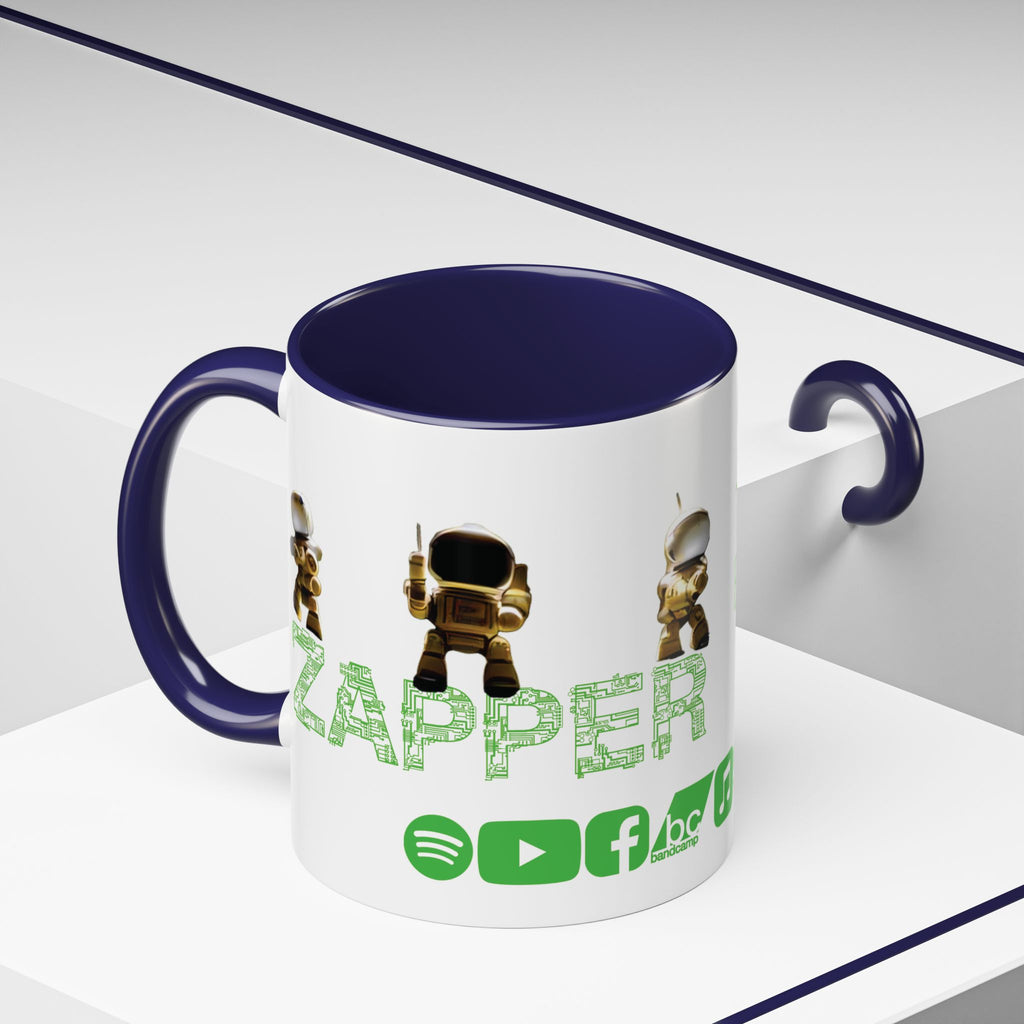 "Zapper" by Tattooed Balloon, Accent Coffee Mug for TB Lovers.