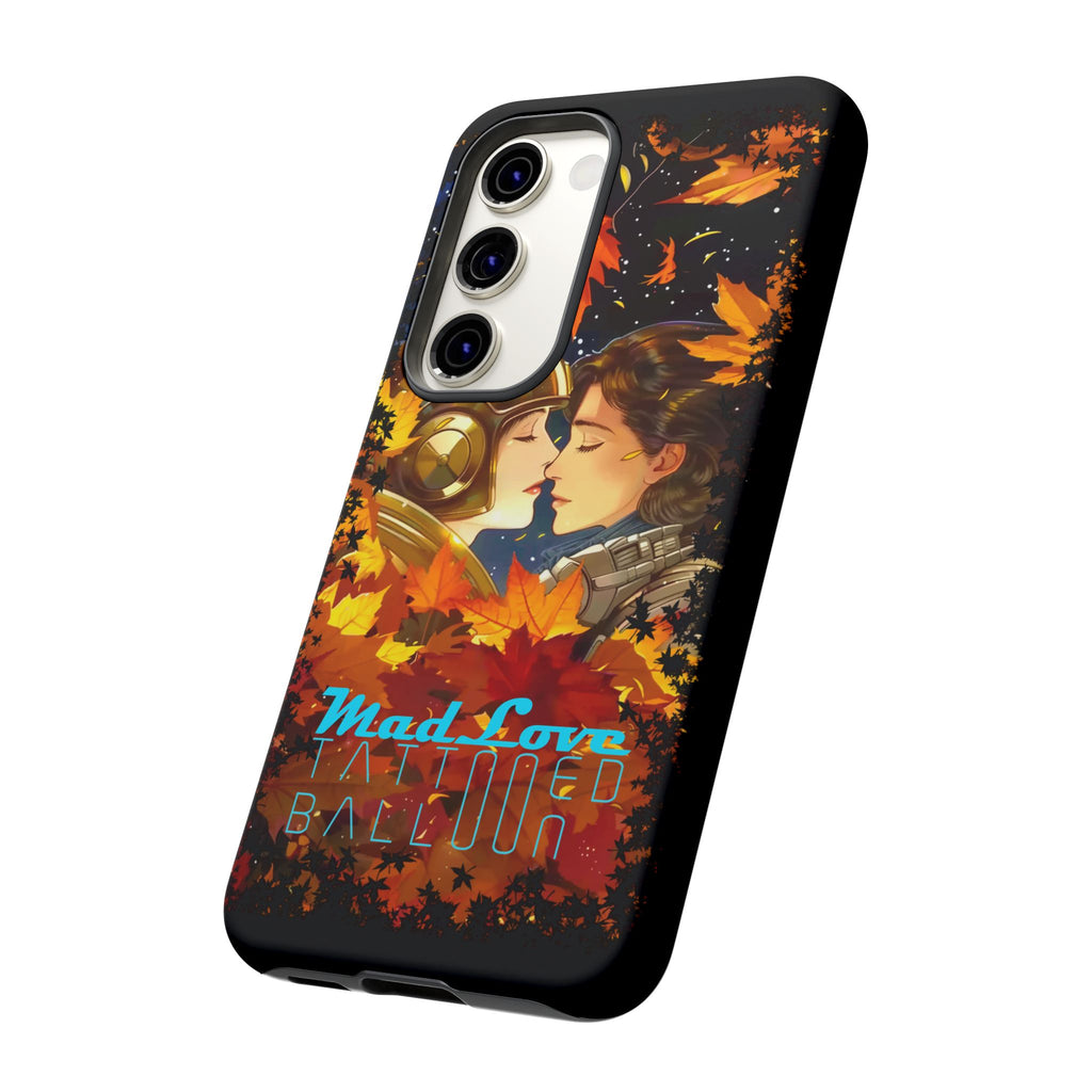 "Mad Love" Phone Case, Fall Themed Phone Accessory, Cute Couple Protector, Seasonal Tech Accessories, Gift for Him or Her