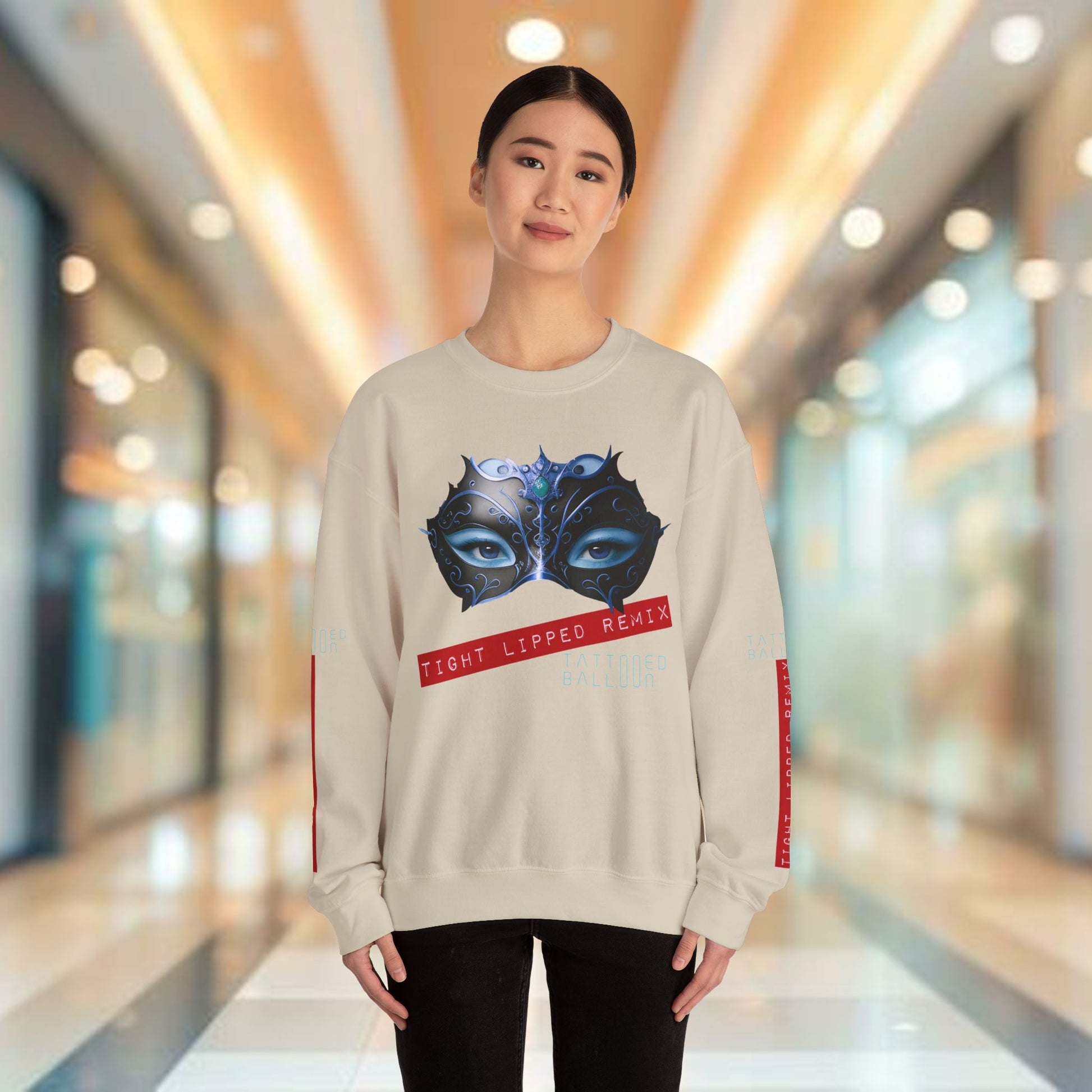 Judith Darling now here as a Mystical Graphic Crewneck Sweatshirt, Unique Unisex Pullover, Streetwear Fashion, Gift for Art Lovers, Statement Piece, Cozy Everyday Wear