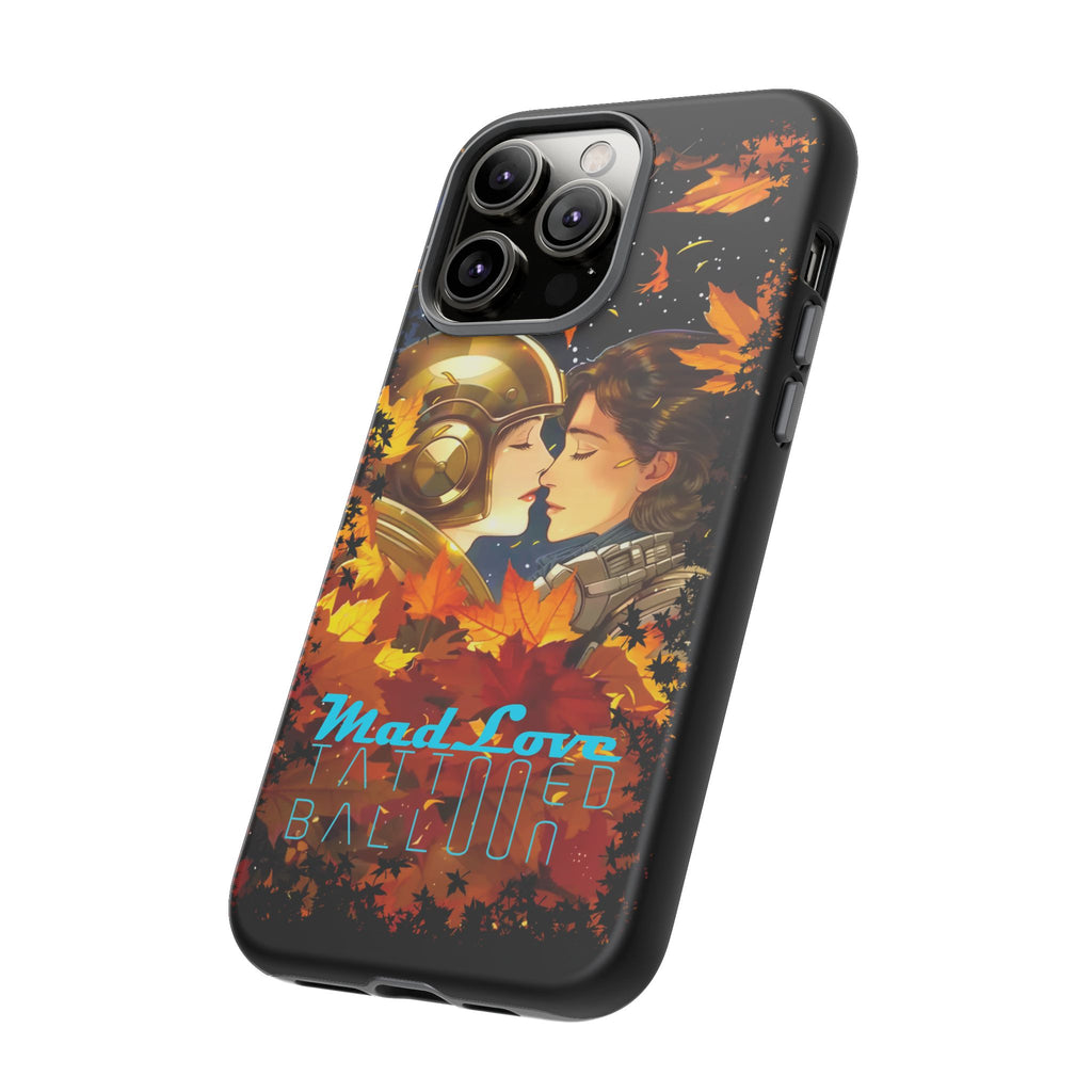 "Mad Love" Phone Case, Fall Themed Phone Accessory, Cute Couple Protector, Seasonal Tech Accessories, Gift for Him or Her