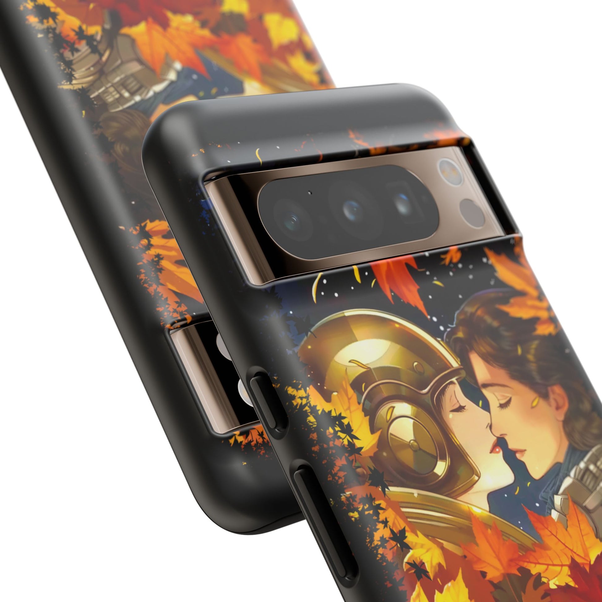 "Mad Love" Phone Case, Fall Themed Phone Accessory, Cute Couple Protector, Seasonal Tech Accessories, Gift for Him or Her