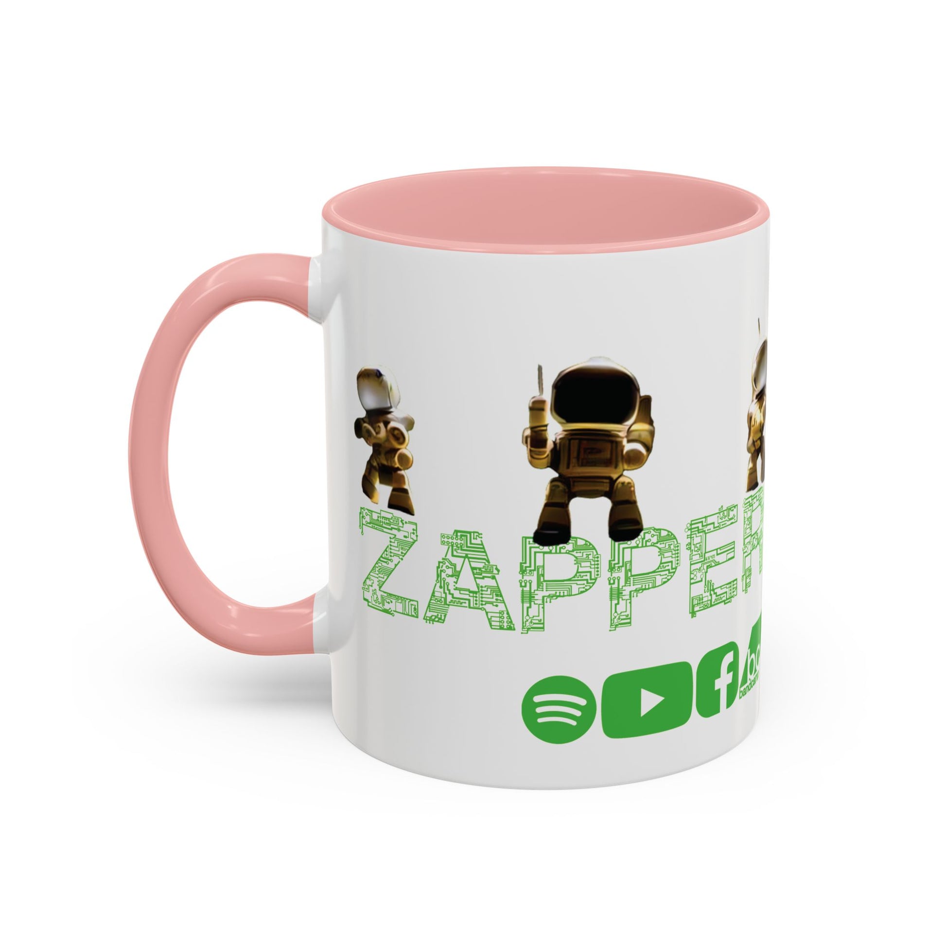 "Zapper" by Tattooed Balloon, Accent Coffee Mug for TB Lovers.