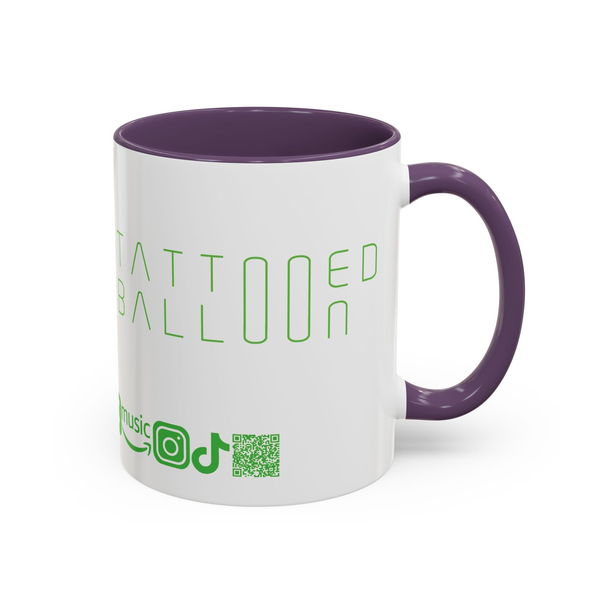 "Zapper" by Tattooed Balloon, Accent Coffee Mug for TB Lovers.