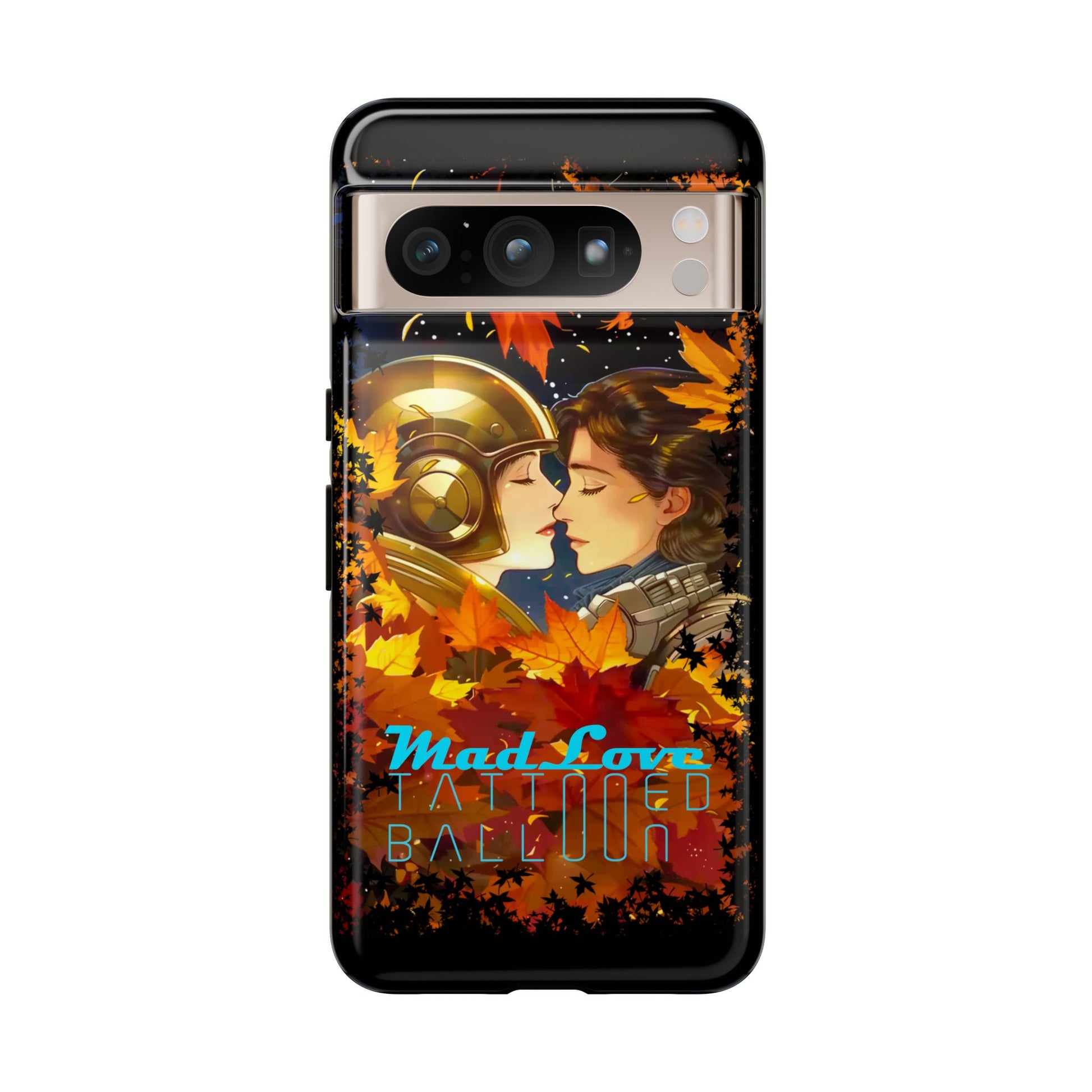 "Mad Love" Phone Case, Fall Themed Phone Accessory, Cute Couple Protector, Seasonal Tech Accessories, Gift for Him or Her