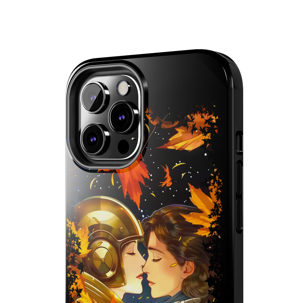 Tattooed Balloon, Unique Phone Covers, Mad Love Design, Autumn Vibes, Romantic Quotes Tough Phone Cases for Her | Fall Accessories, Couple Gifts,