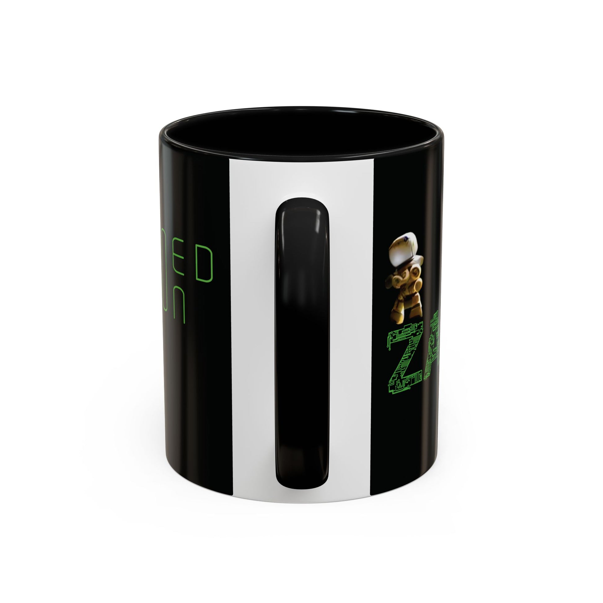 "Zapper" by Tattooed Balloon,  Accent Coffee Mug for TB Lovers