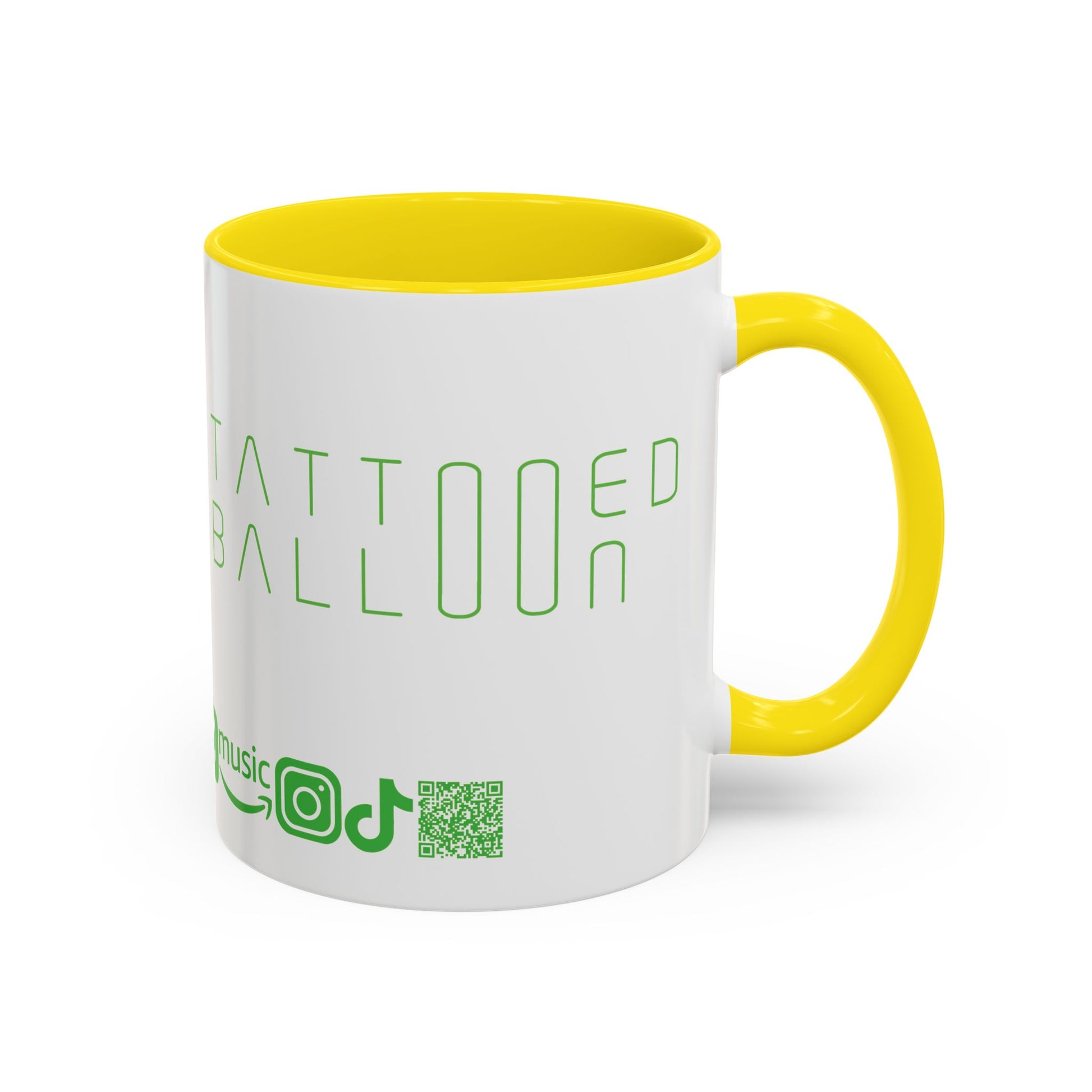 "Zapper" by Tattooed Balloon, Accent Coffee Mug for TB Lovers.