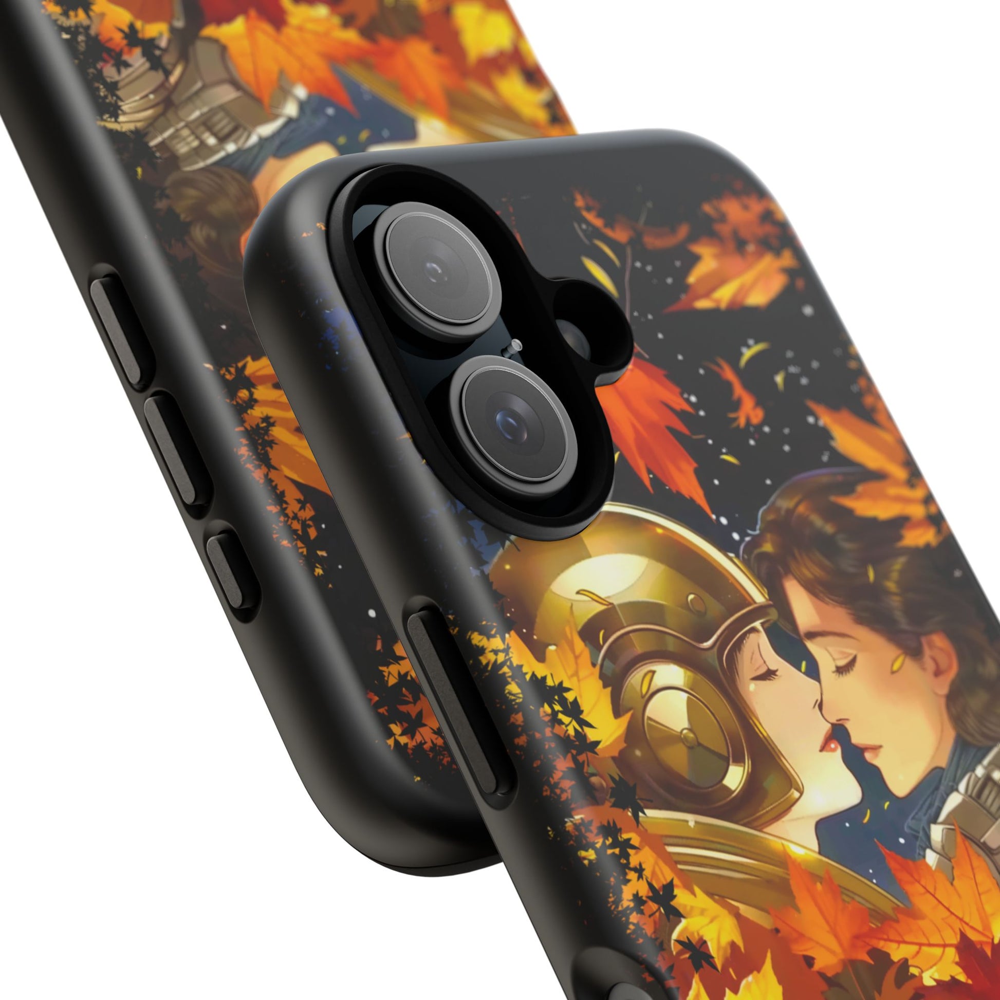 "Mad Love" Phone Case, Fall Themed Phone Accessory, Cute Couple Protector, Seasonal Tech Accessories, Gift for Him or Her