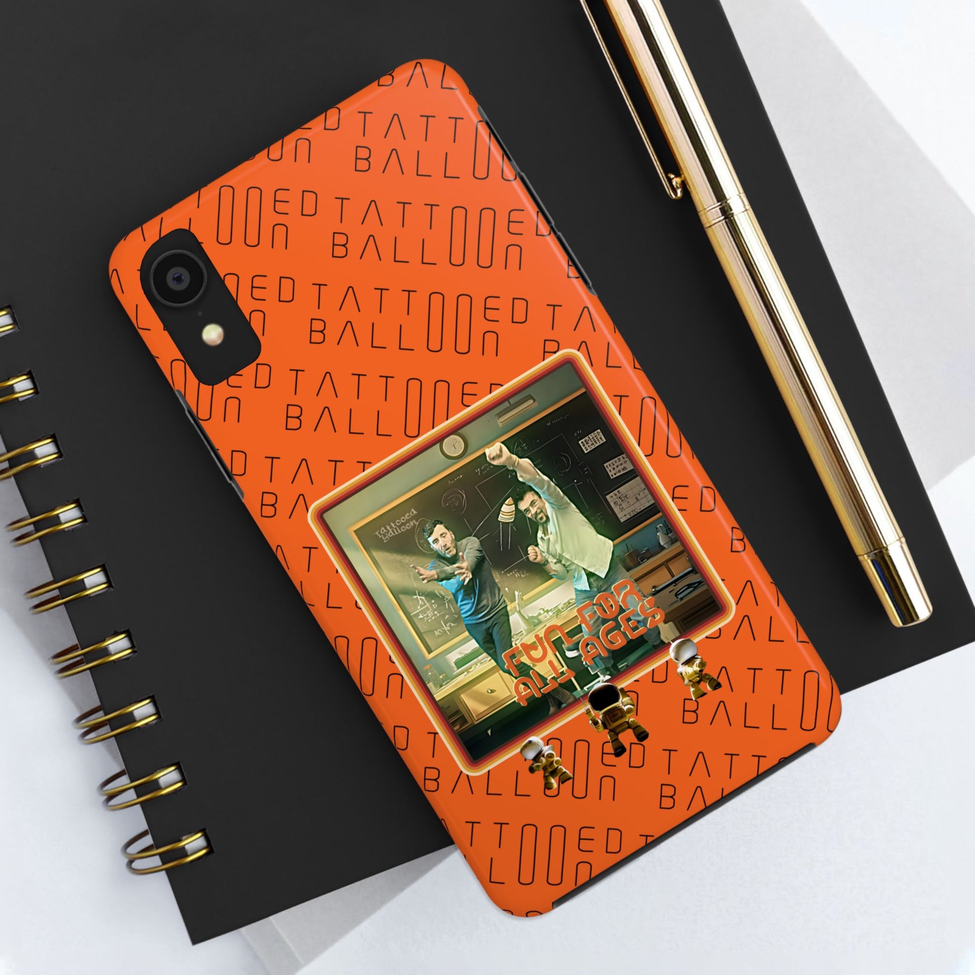 Hypersonic By Tattooed Balloon Now in the Palm of you hand!, Unique Phone Cover Orange