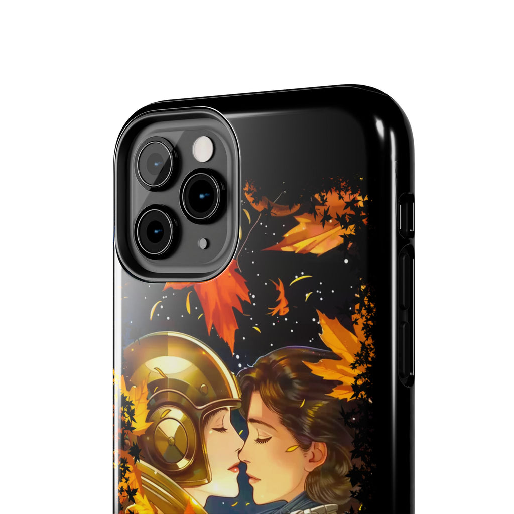 Tattooed Balloon, Unique Phone Covers, Mad Love Design, Autumn Vibes, Romantic Quotes Tough Phone Cases for Her | Fall Accessories, Couple Gifts,