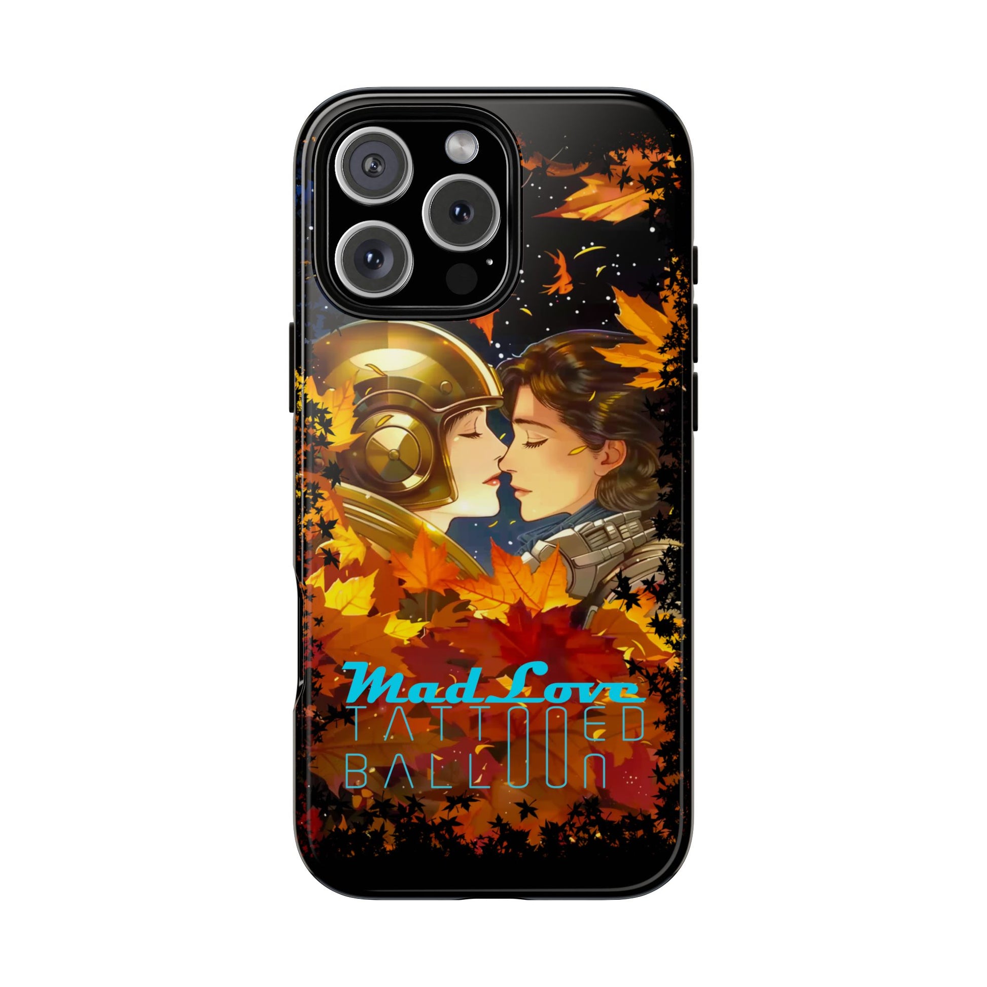 "Mad Love" Phone Case, Fall Themed Phone Accessory, Cute Couple Protector, Seasonal Tech Accessories, Gift for Him or Her