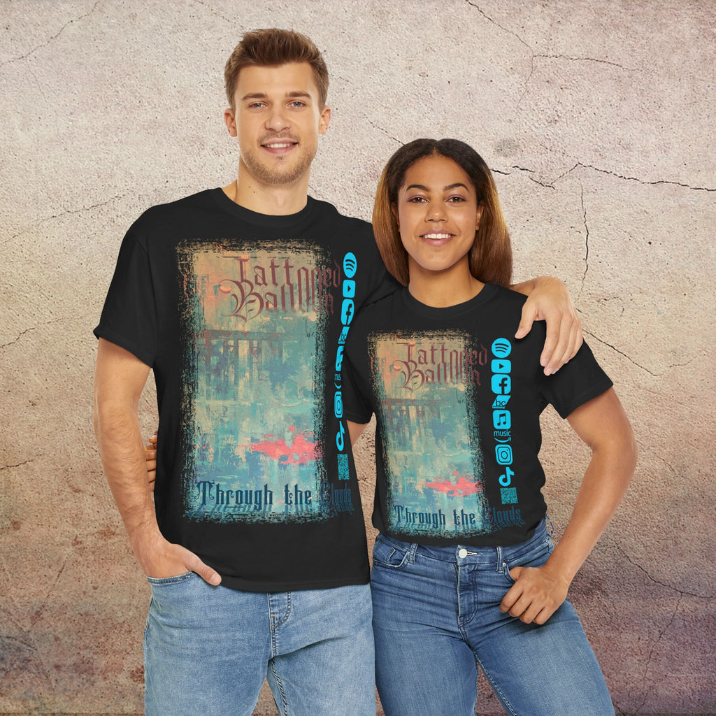 "Through The Clouds" Album Tee by Tattooed Balloon, Festival Apparel