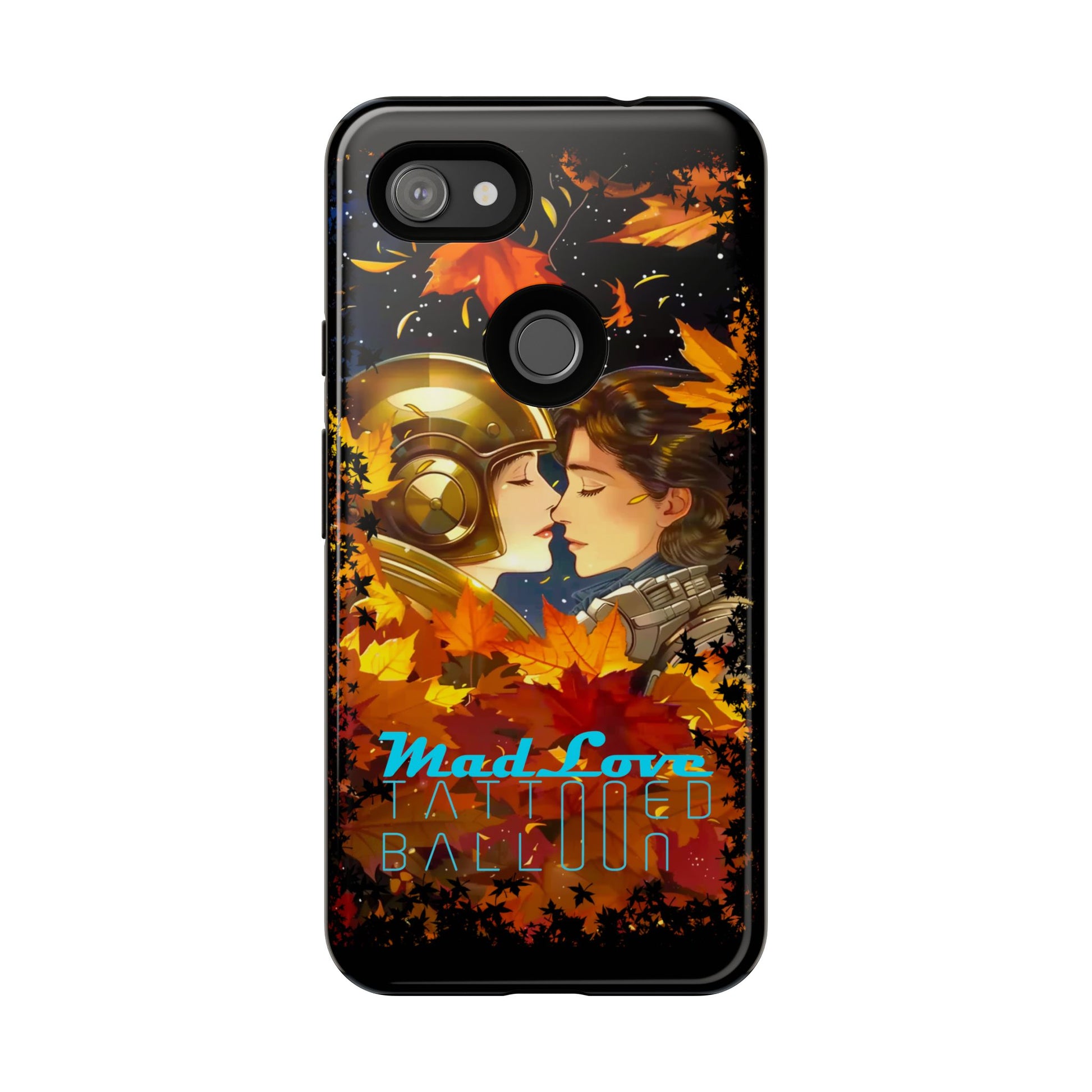 "Mad Love" Phone Case, Fall Themed Phone Accessory, Cute Couple Protector, Seasonal Tech Accessories, Gift for Him or Her