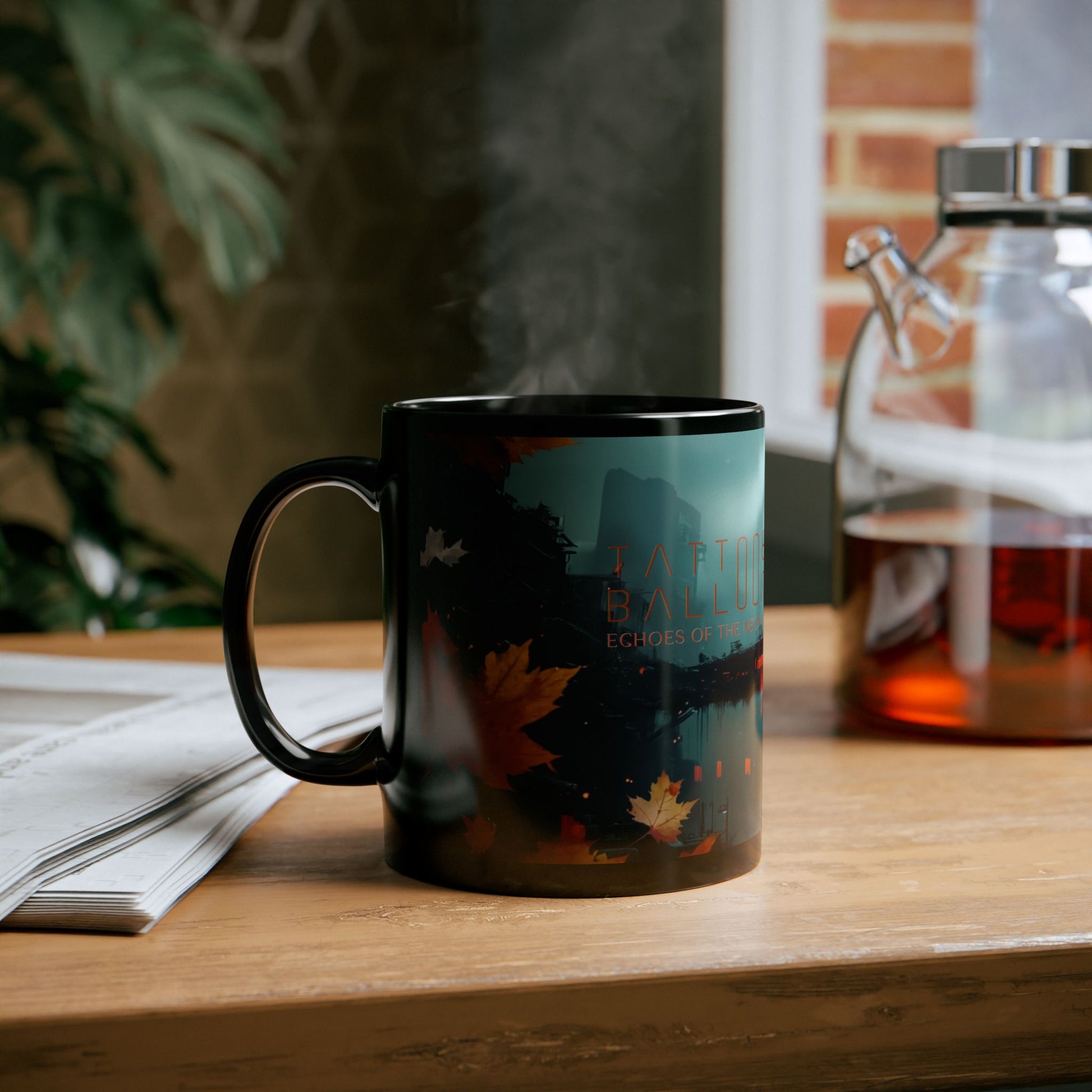 Echoes Of The Neon Mist Unique Gift for TB Lovers,  Retro Cup