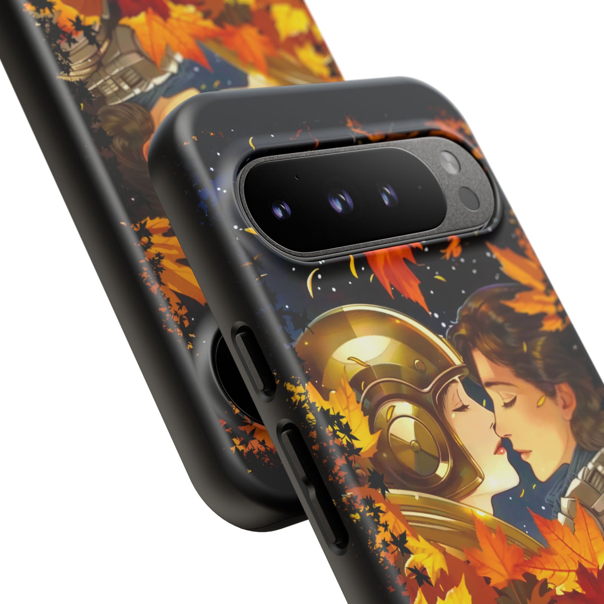 "Mad Love" Phone Case, Fall Themed Phone Accessory, Cute Couple Protector, Seasonal Tech Accessories, Gift for Him or Her