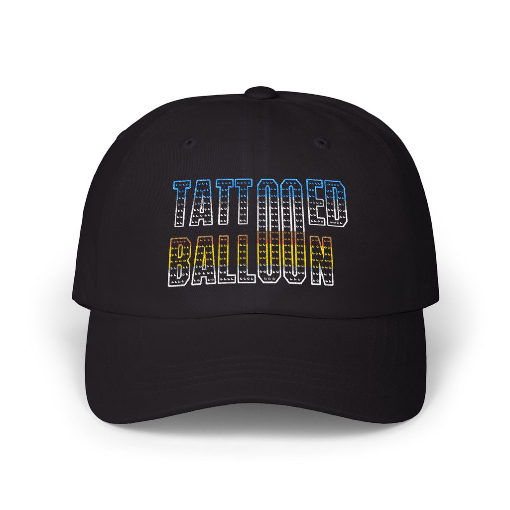 Stylish Dad Cap with "Tattooed Balloon" Design - Perfect Gift for Dads, Fashion Accessory, Unisex Hat, Summer Style, Everyday Wear