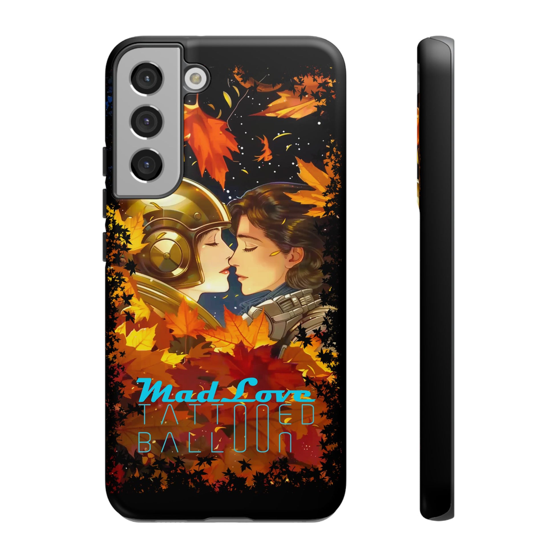 "Mad Love" Phone Case, Fall Themed Phone Accessory, Cute Couple Protector, Seasonal Tech Accessories, Gift for Him or Her