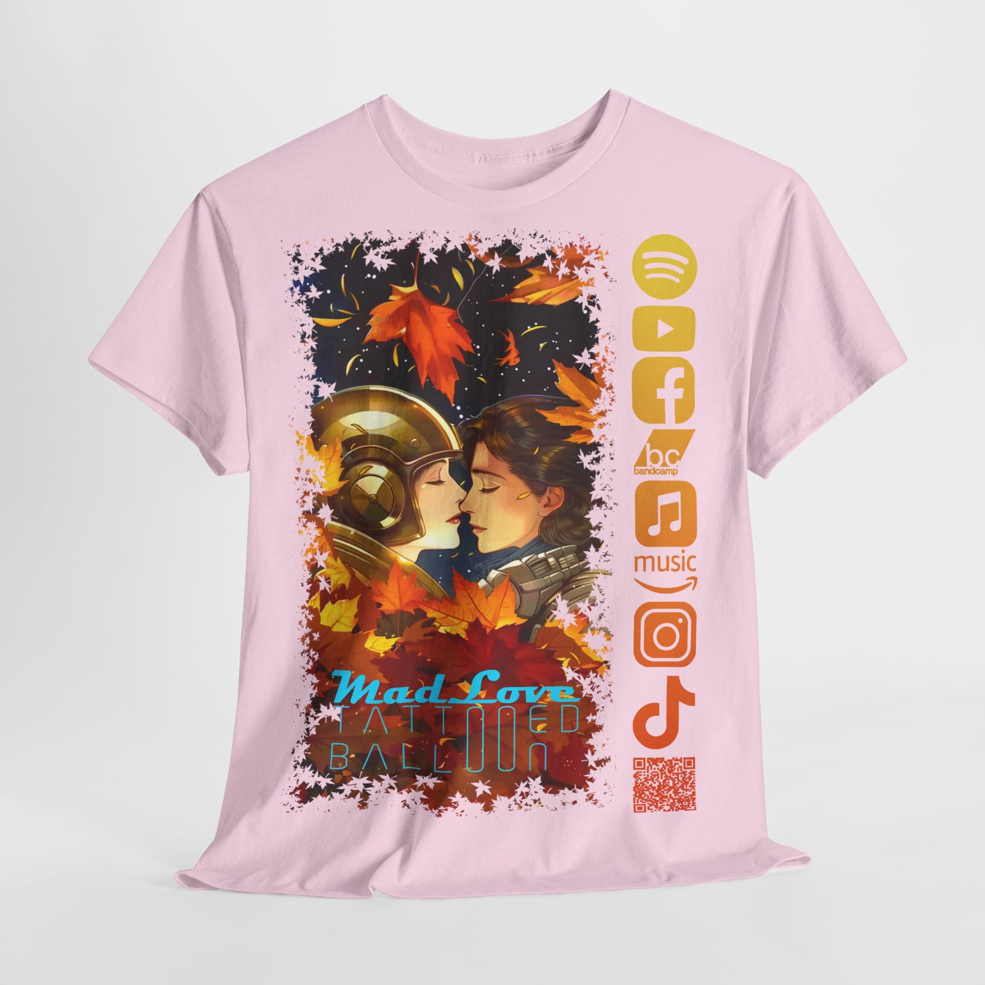 "Mad Love" Tee, by Tattooed Balloon, Fall Vibes,  Social Media Tee, Festival Apparel