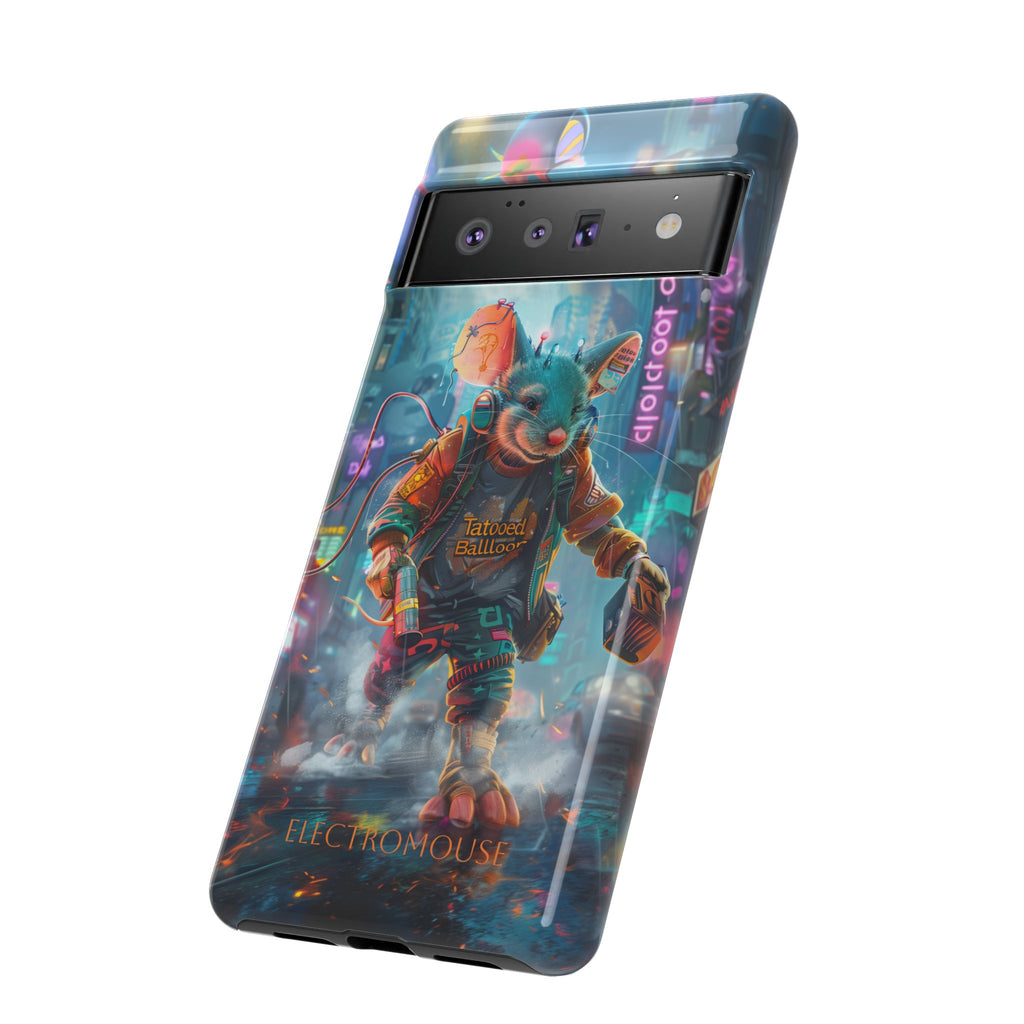 Electromouse Cyber City Design from Tattooed Balloon's 'Dirty Circuits' Album, Phone Cases
