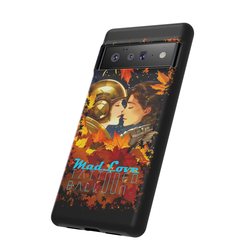 "Mad Love" Phone Case, Fall Themed Phone Accessory, Cute Couple Protector, Seasonal Tech Accessories, Gift for Him or Her