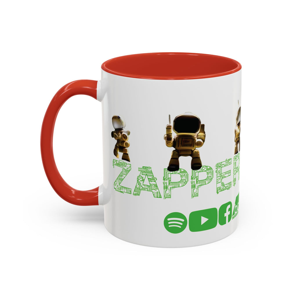 "Zapper" by Tattooed Balloon, Accent Coffee Mug for TB Lovers.
