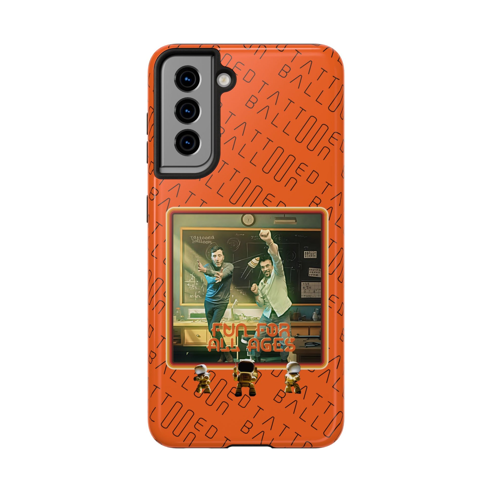 Hypersonic By Tattooed Balloon Now in the Palm of you hand!, Unique Phone Cover Orange