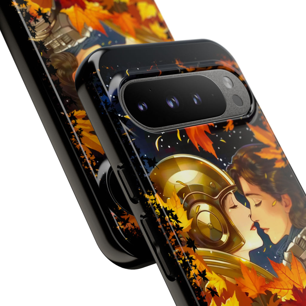 "Mad Love" Phone Case, Fall Themed Phone Accessory, Cute Couple Protector, Seasonal Tech Accessories, Gift for Him or Her