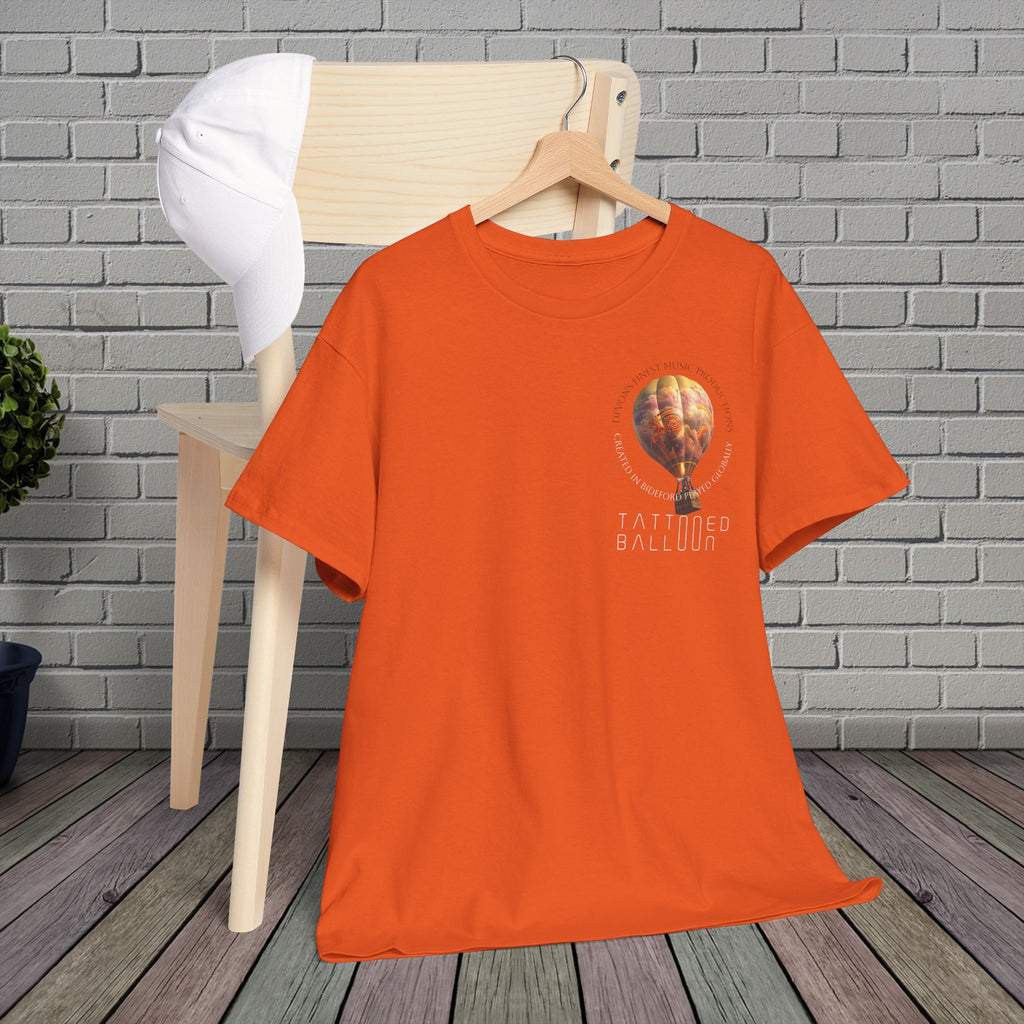 Tattooed Balloon Tee, Casual Wear, Outdoor Adventure T-Shirt, Festival Apparel, Summer Vibes Clothing, Unique Gift Idea