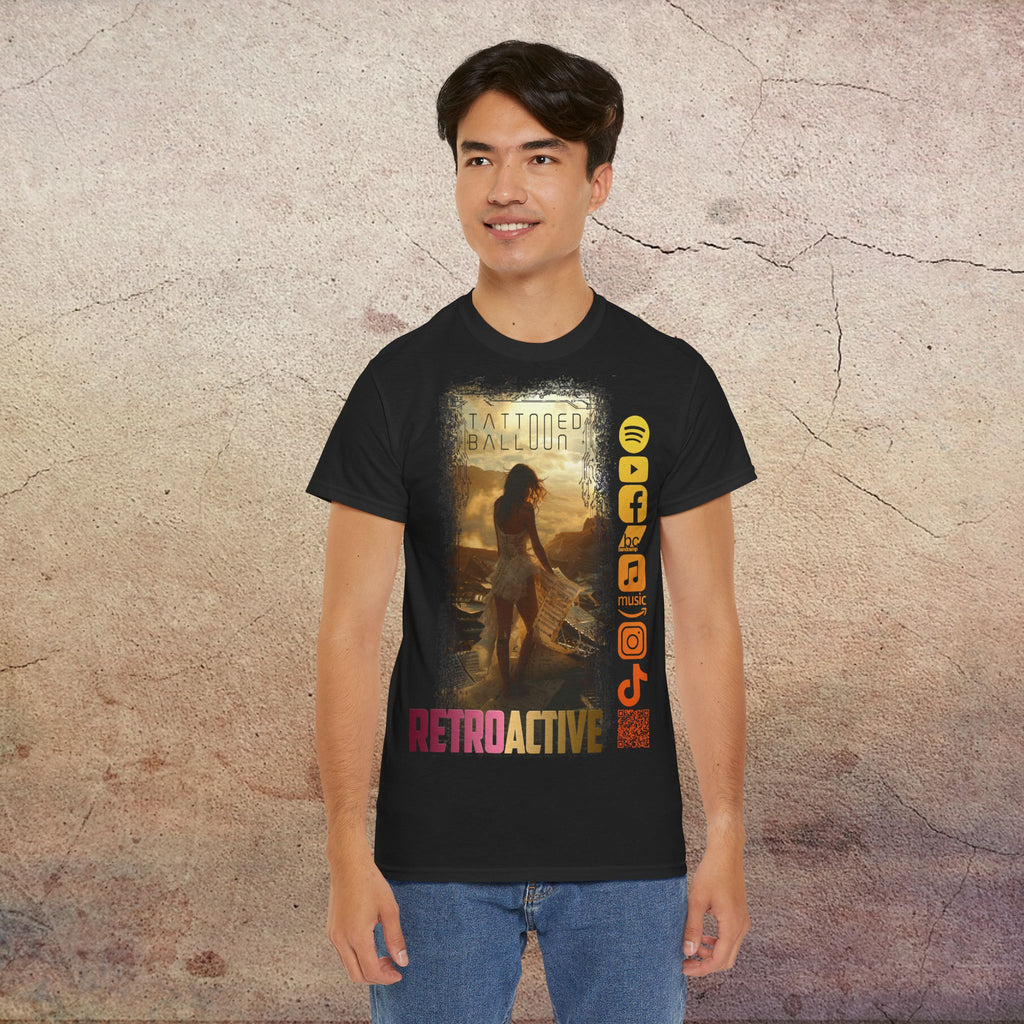 Retro-Active Tee by Tattooed Balloon, Festival Apparel