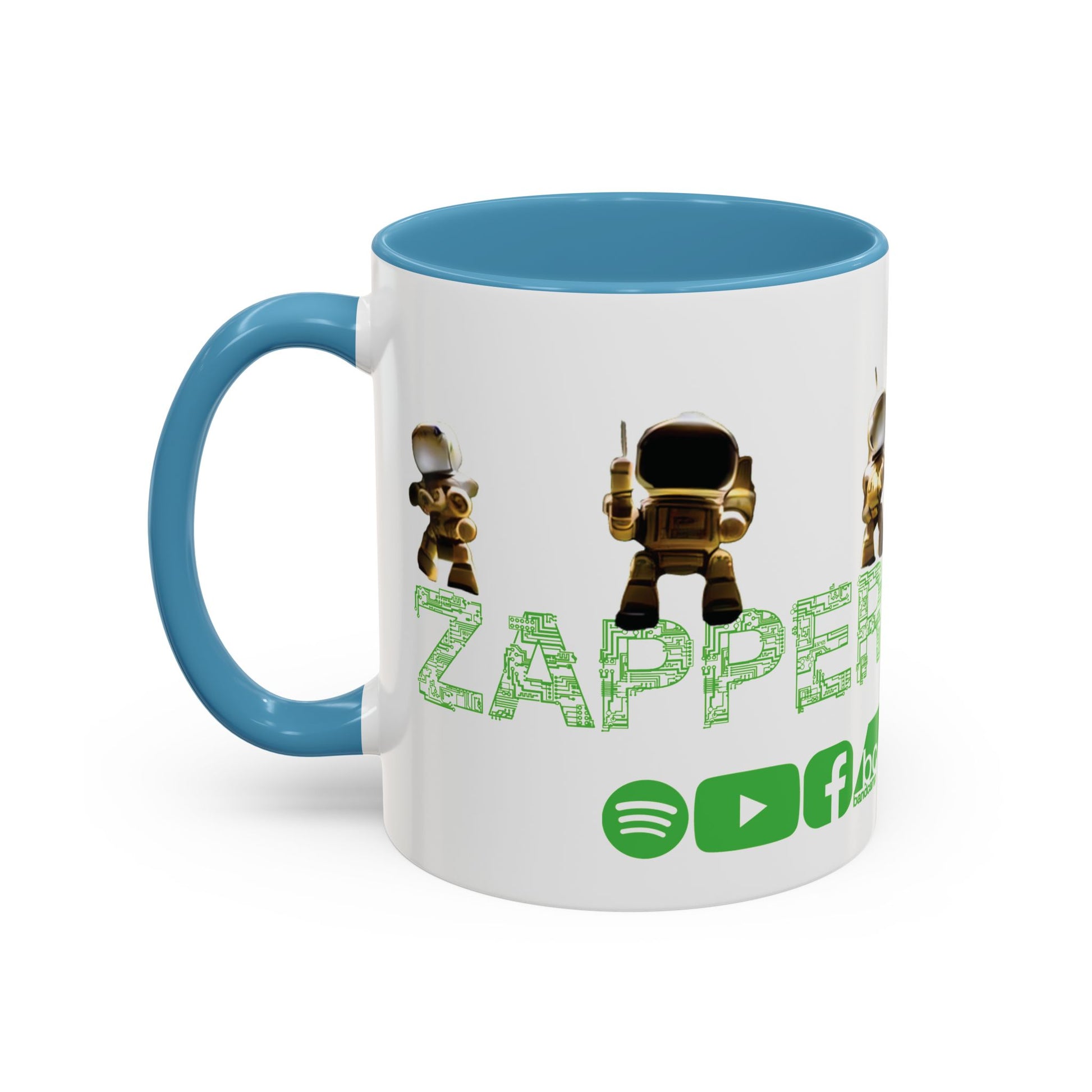 "Zapper" by Tattooed Balloon, Accent Coffee Mug for TB Lovers.