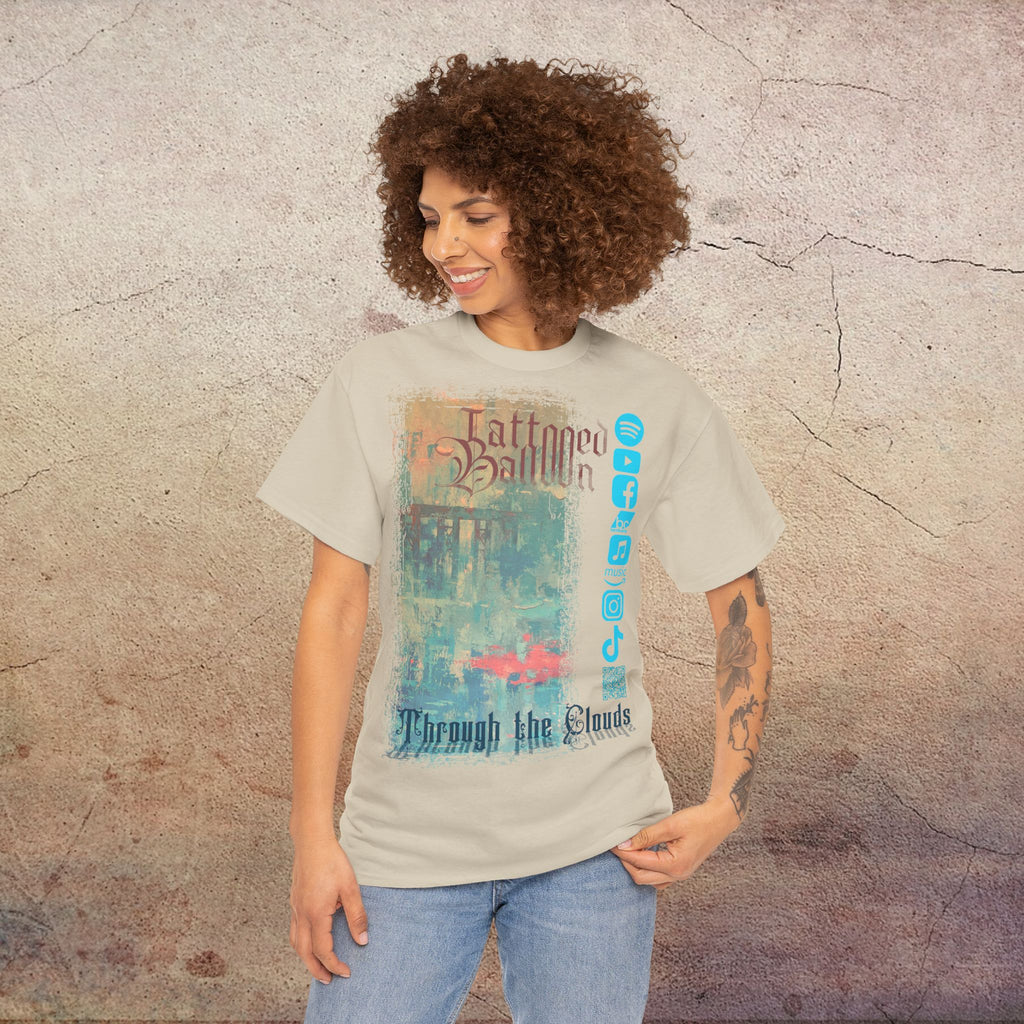 "Through The Clouds" Album Tee by Tattooed Balloon, Festival Apparel