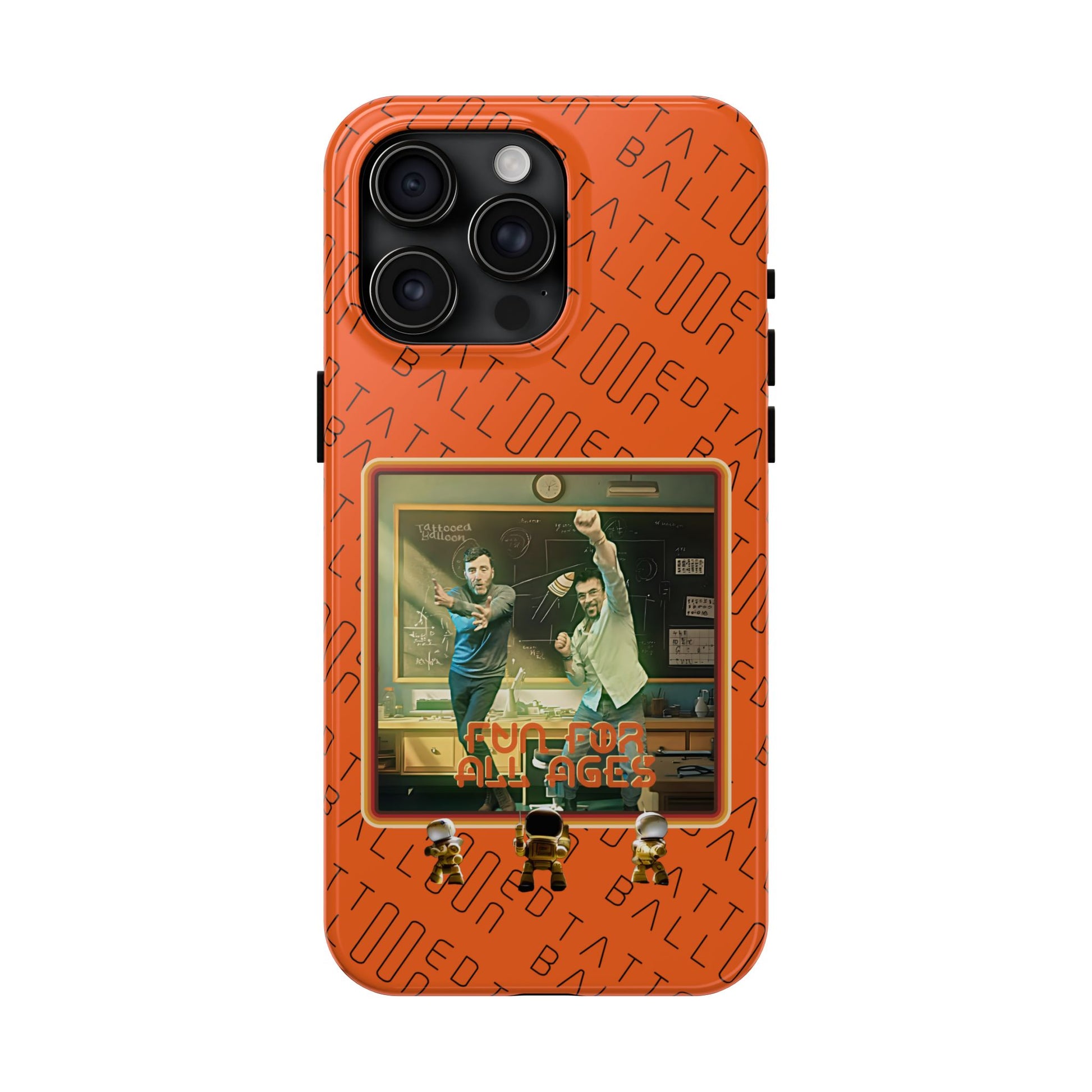 Hypersonic By Tattooed Balloon Now in the Palm of you hand!, Unique Phone Cover Orange