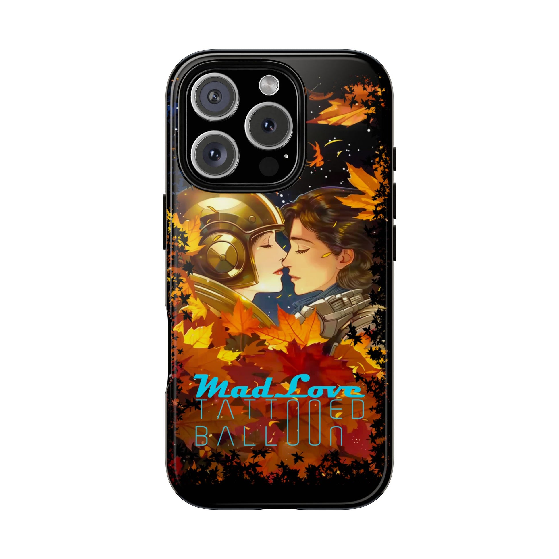 "Mad Love" Phone Case, Fall Themed Phone Accessory, Cute Couple Protector, Seasonal Tech Accessories, Gift for Him or Her