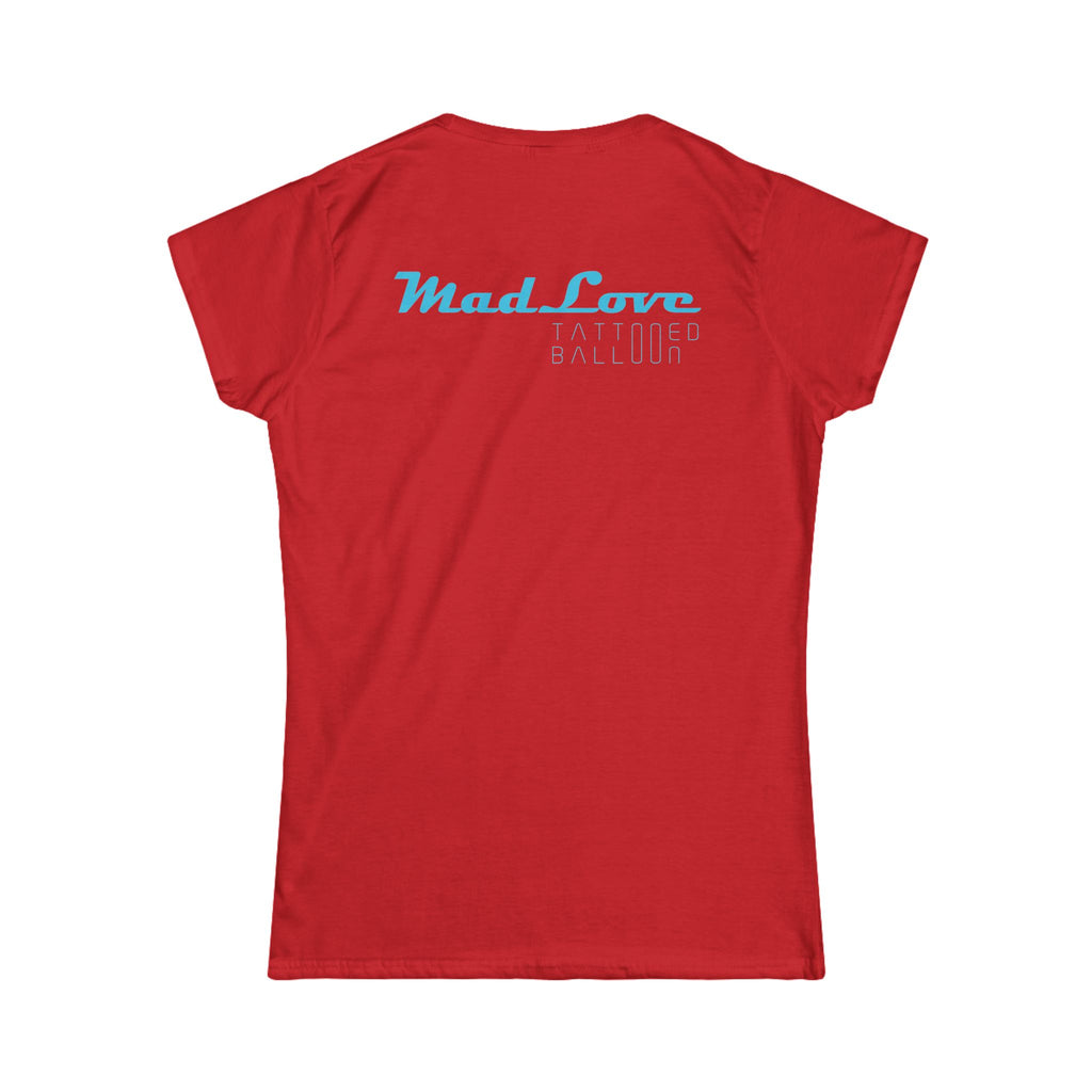"Mad Love" Women's Tee, Cute Casual Shirt for Couples, Fall Fashion Gift, Autumn T-Shirt, Romantic Gift Idea, Cozy Everyday Wear