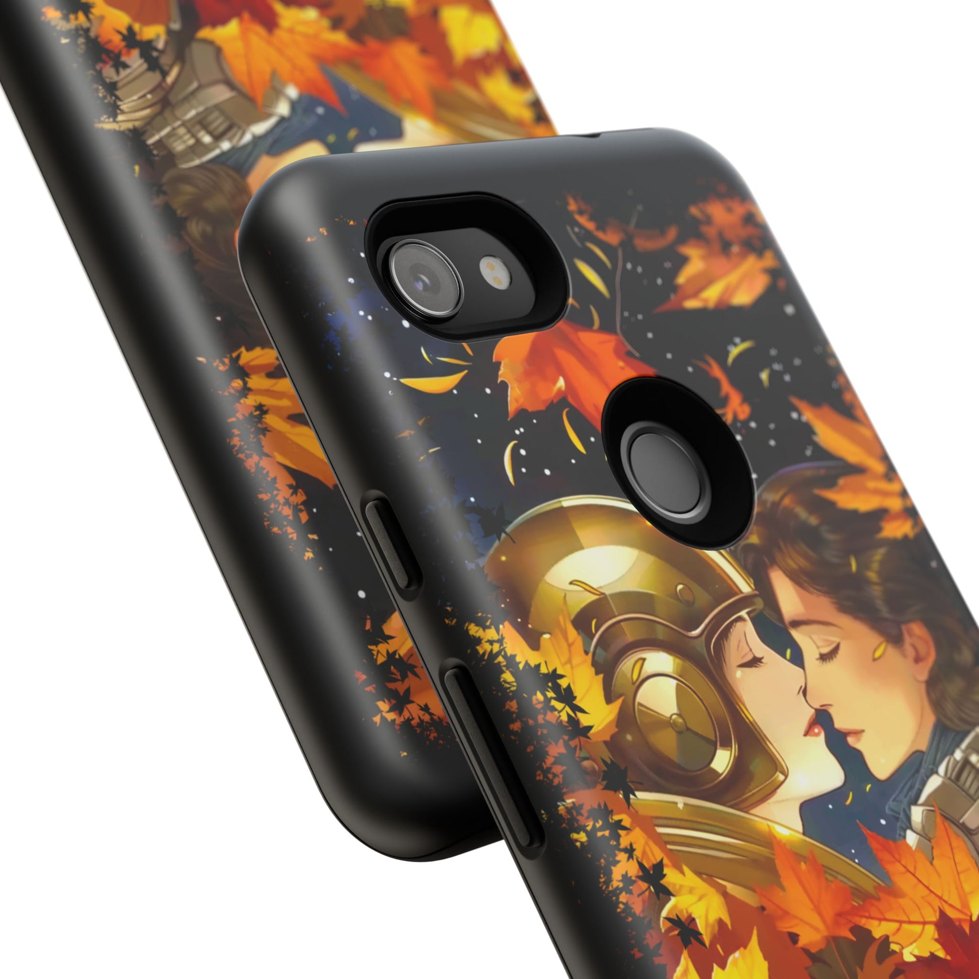 "Mad Love" Phone Case, Fall Themed Phone Accessory, Cute Couple Protector, Seasonal Tech Accessories, Gift for Him or Her