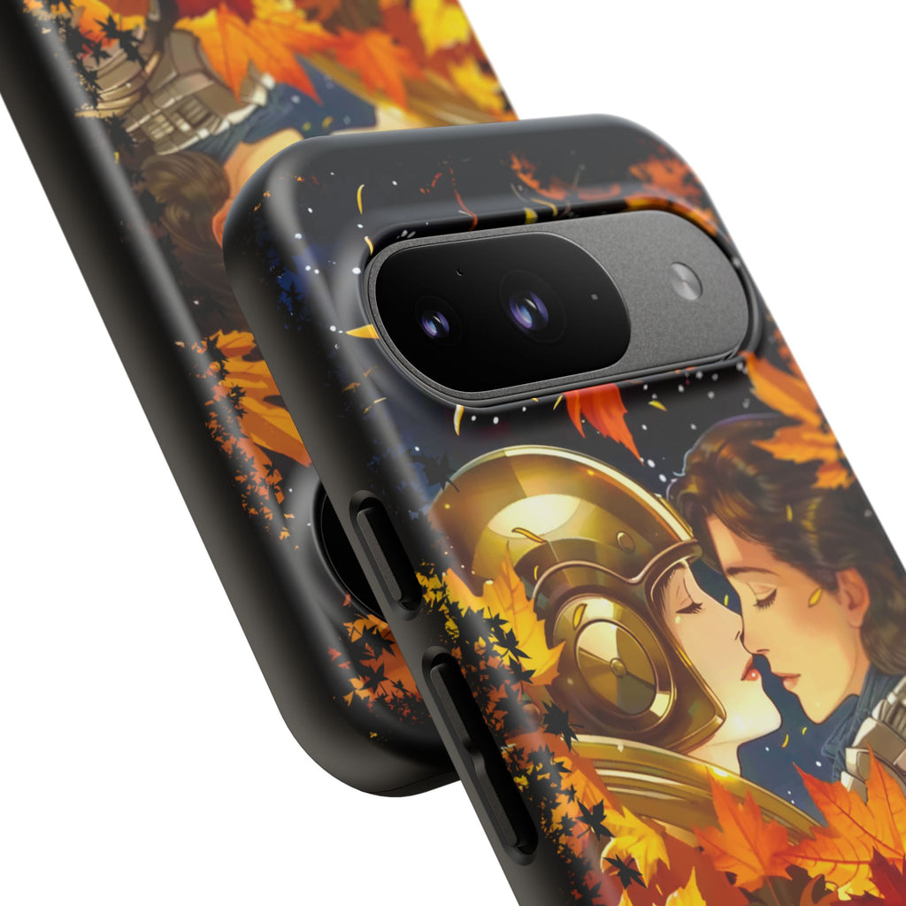 "Mad Love" Phone Case, Fall Themed Phone Accessory, Cute Couple Protector, Seasonal Tech Accessories, Gift for Him or Her