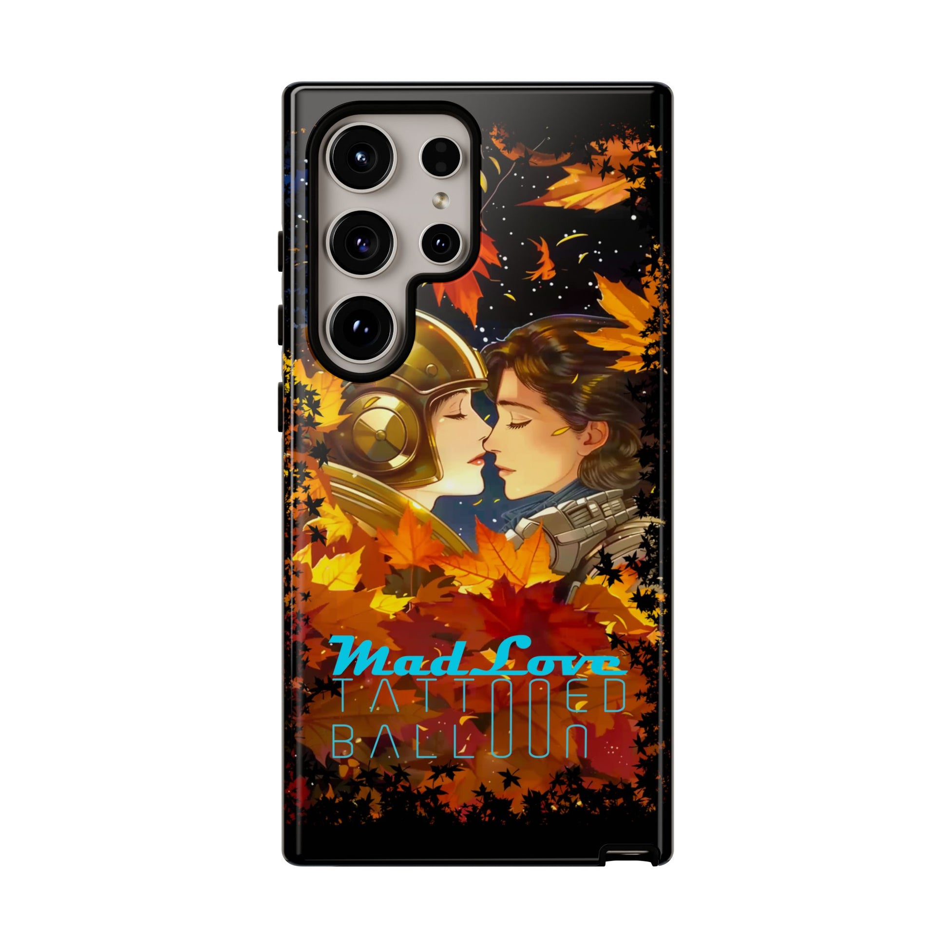 "Mad Love" Phone Case, Fall Themed Phone Accessory, Cute Couple Protector, Seasonal Tech Accessories, Gift for Him or Her