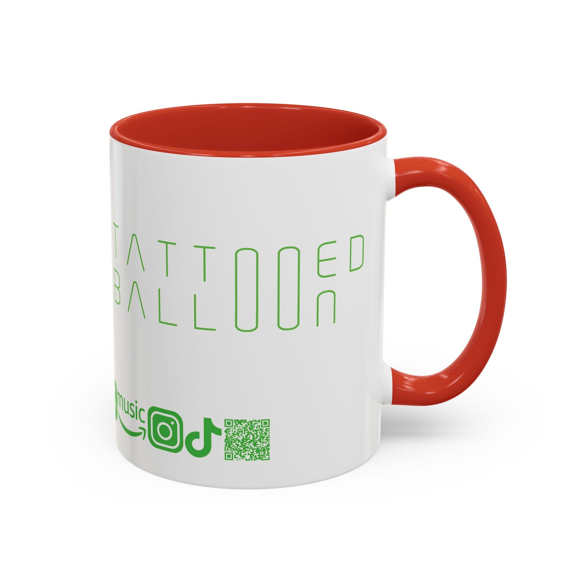 "Zapper" by Tattooed Balloon, Accent Coffee Mug for TB Lovers.