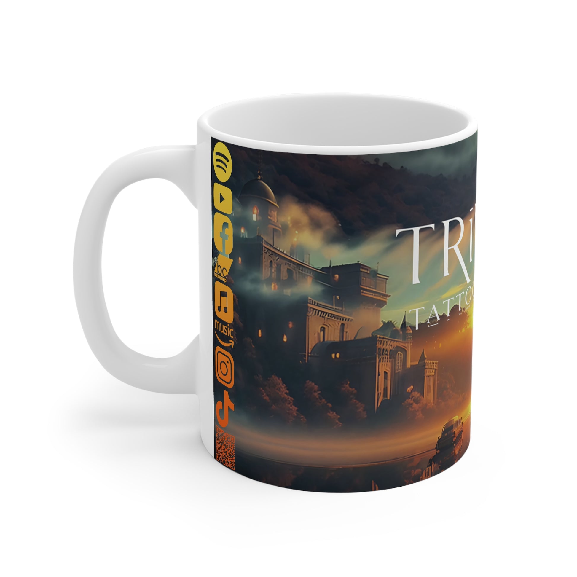 Triumph, "Through the Clouds" Album Tattooed Balloon Promotion Mug