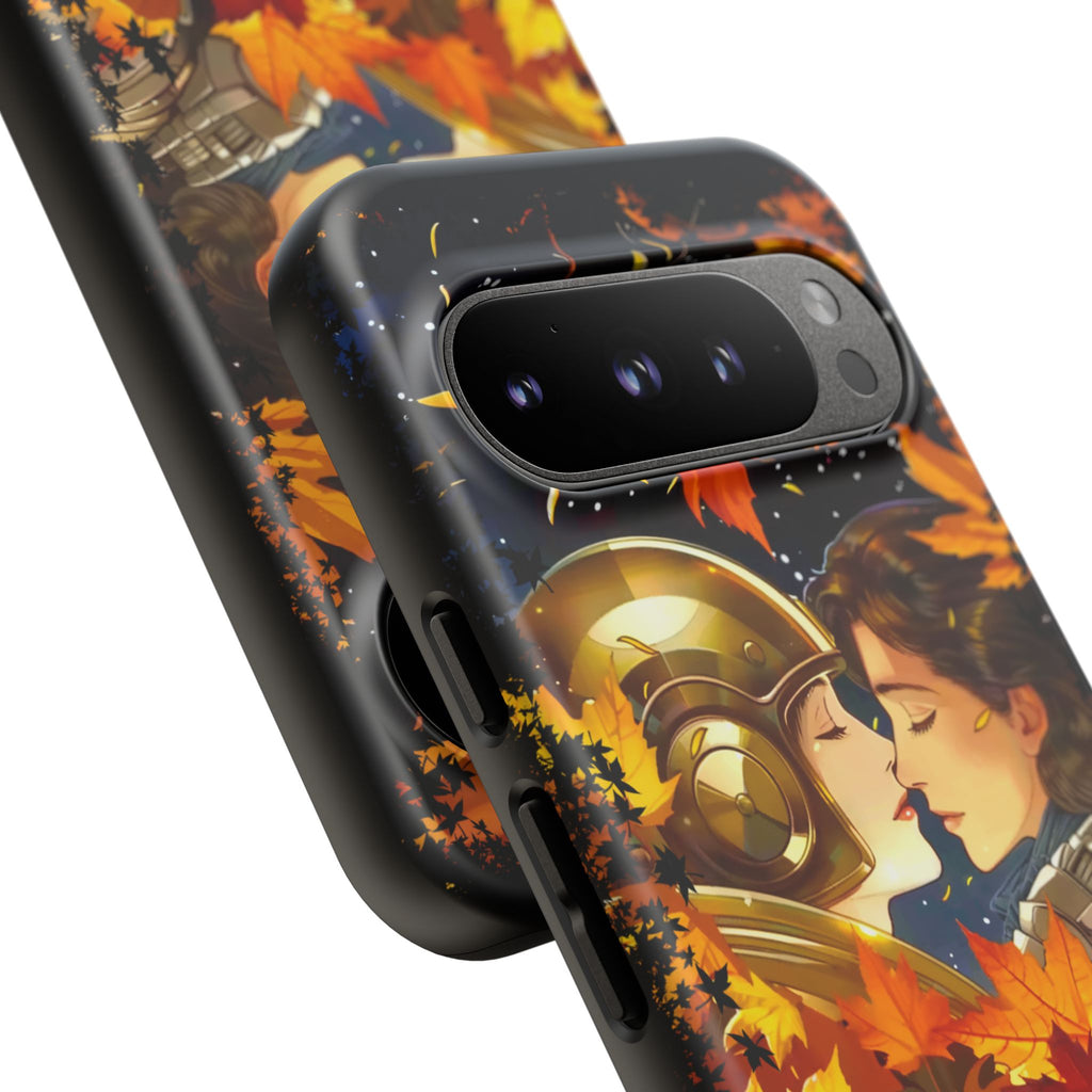 "Mad Love" Phone Case, Fall Themed Phone Accessory, Cute Couple Protector, Seasonal Tech Accessories, Gift for Him or Her