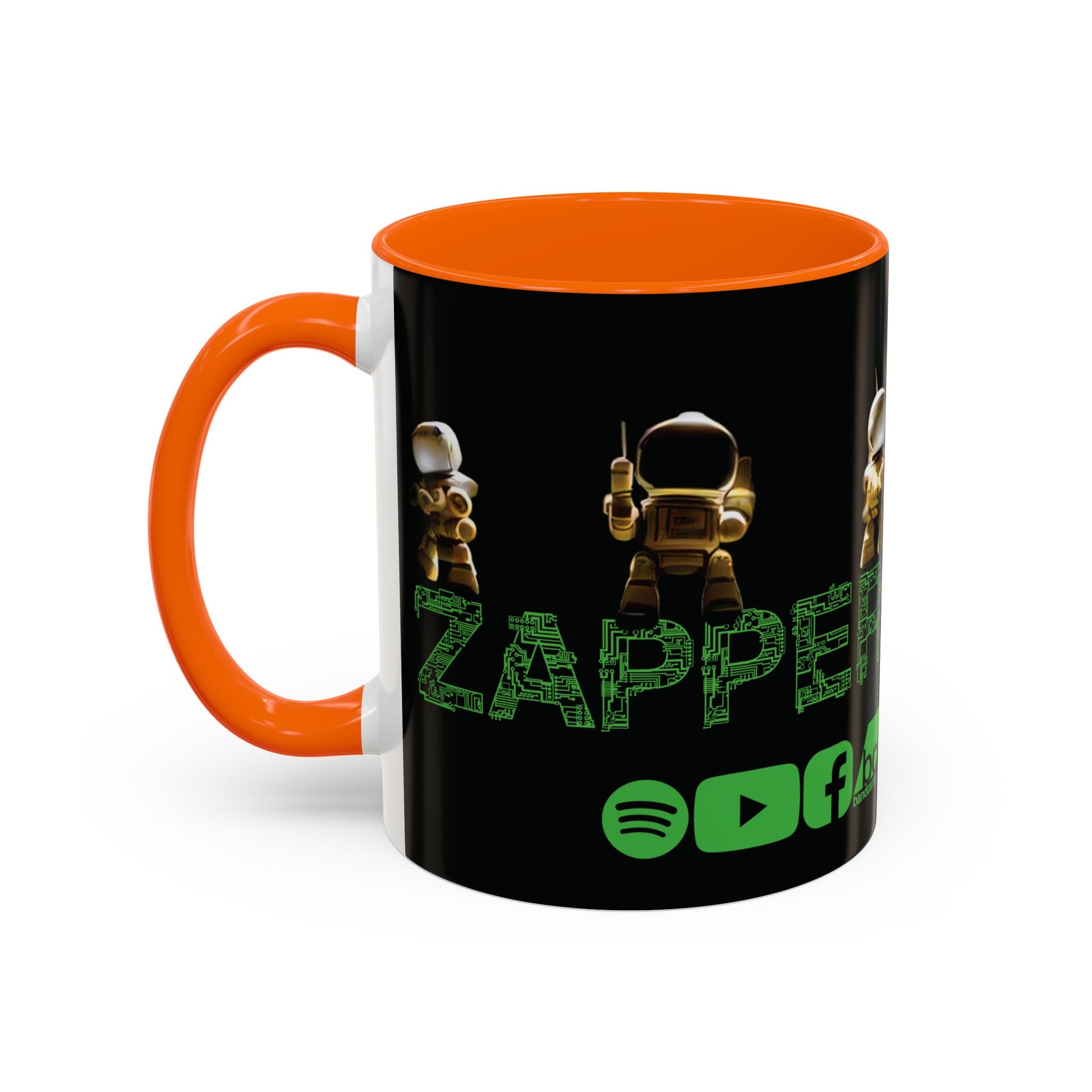 "Zapper" by Tattooed Balloon,  Accent Coffee Mug for TB Lovers