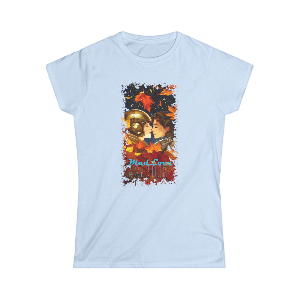 "Mad Love" Women's Tee, Cute Casual Shirt for Couples, Fall Fashion Gift, Autumn T-Shirt, Romantic Gift Idea, Cozy Everyday Wear