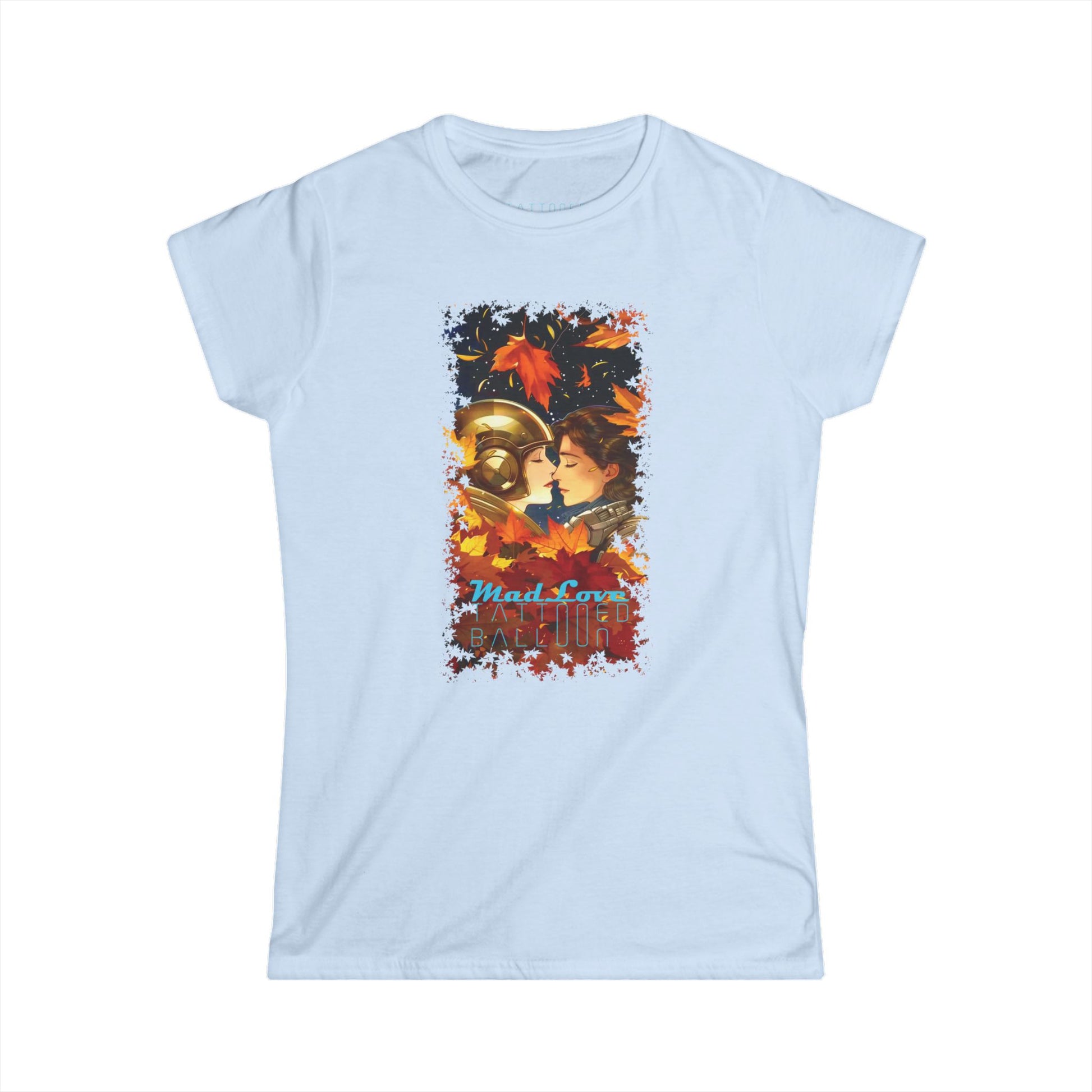 "Mad Love" Women's Tee, Cute Casual Shirt for Couples, Fall Fashion Gift, Autumn T-Shirt, Romantic Gift Idea, Cozy Everyday Wear