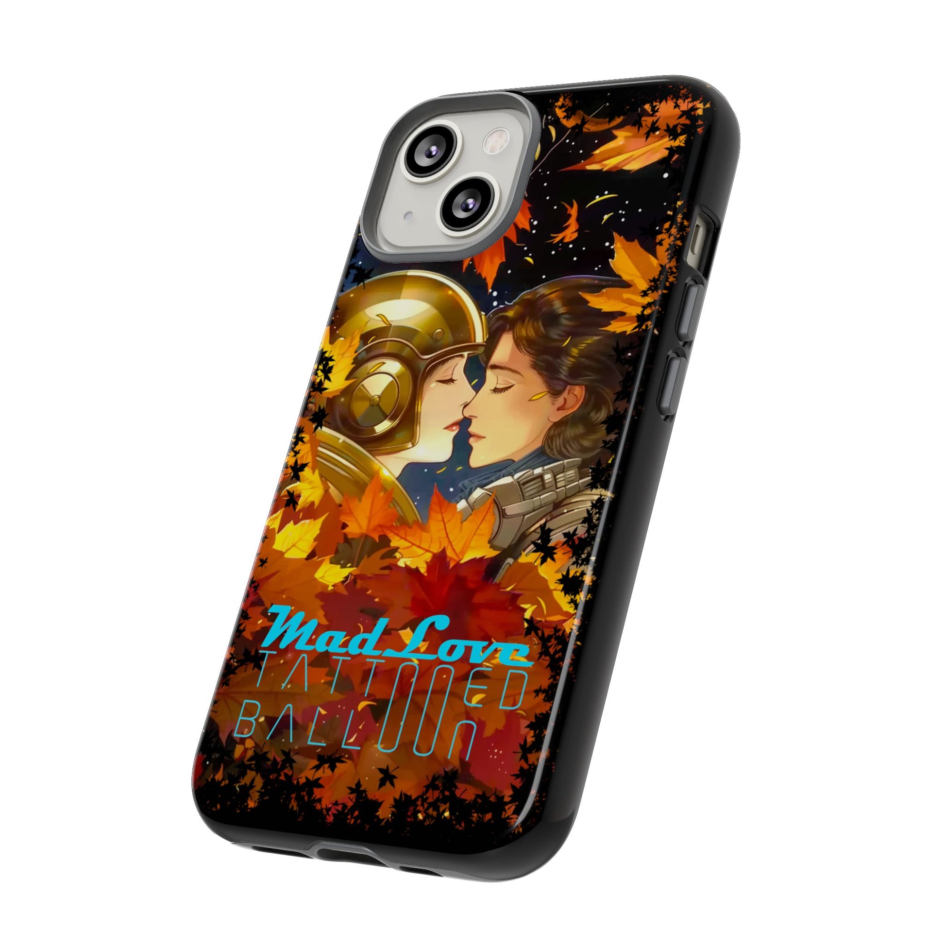 "Mad Love" Phone Case, Fall Themed Phone Accessory, Cute Couple Protector, Seasonal Tech Accessories, Gift for Him or Her