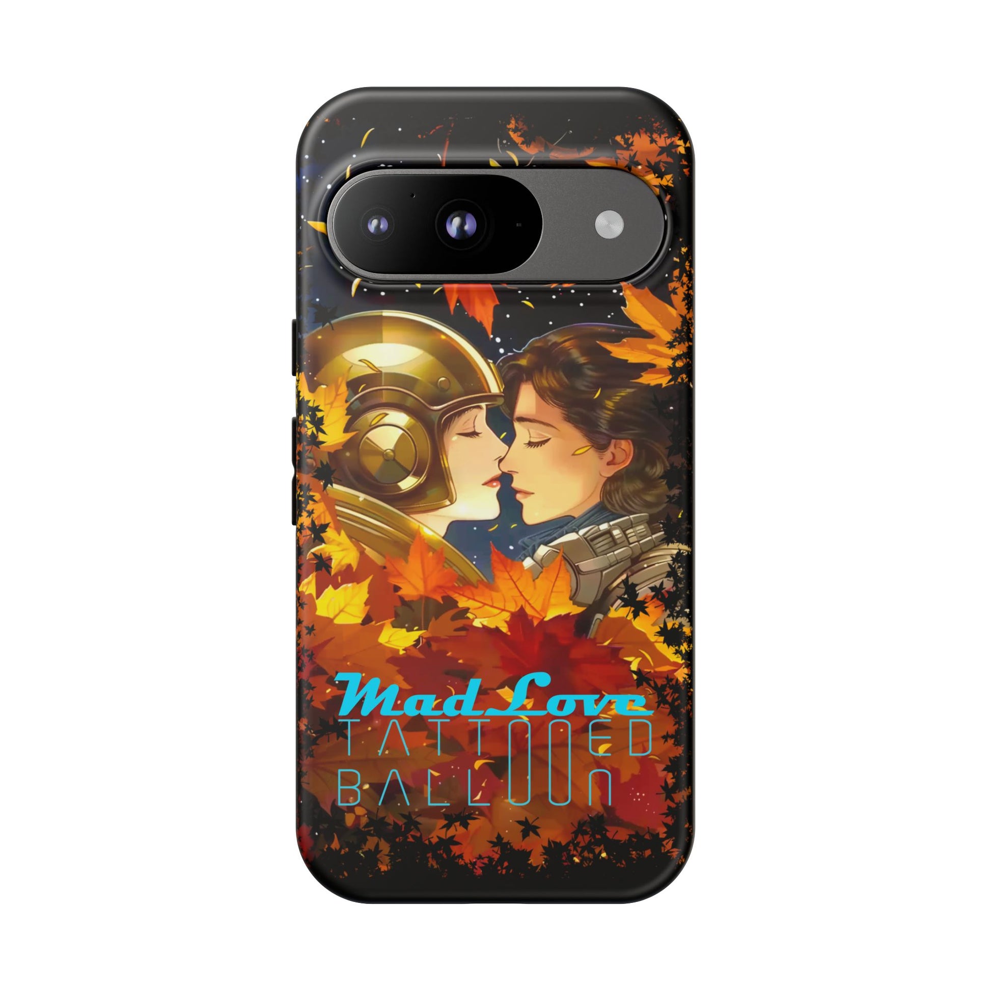 "Mad Love" Phone Case, Fall Themed Phone Accessory, Cute Couple Protector, Seasonal Tech Accessories, Gift for Him or Her